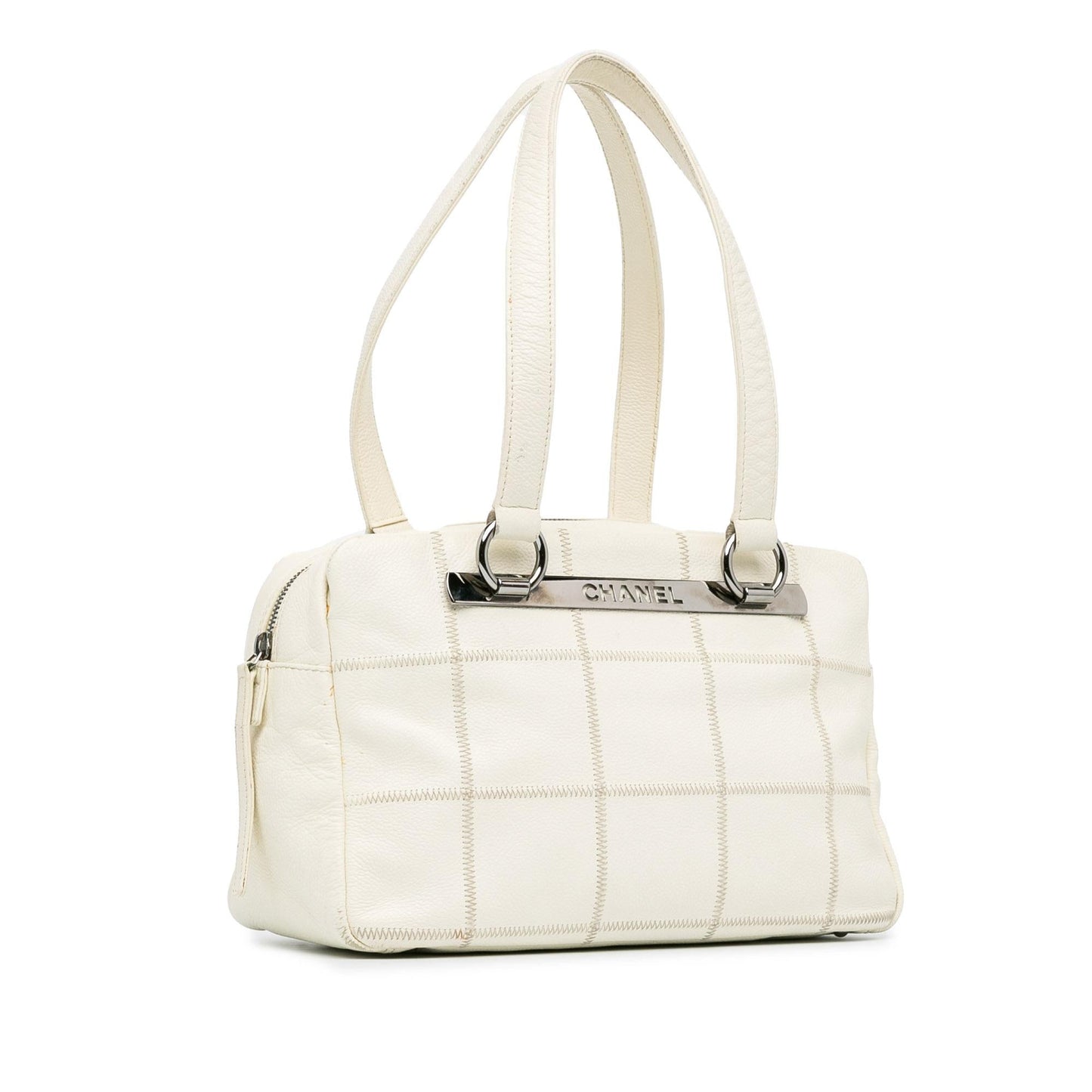 Chanel Square Stitch LAX Bowler SHG-MakcWZ Handbag