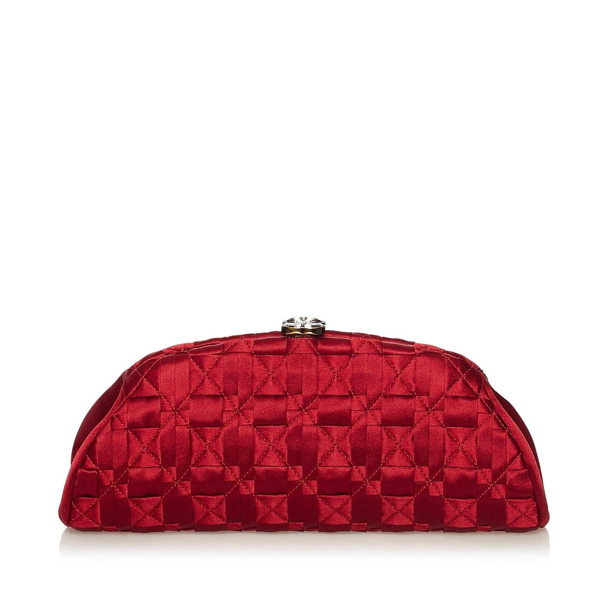 Chanel Timeless Satin SHG Clutch Bag