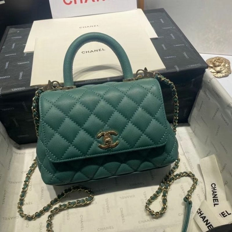 Chanel Top Handle Bag Flap Handbag Bag Bch00803