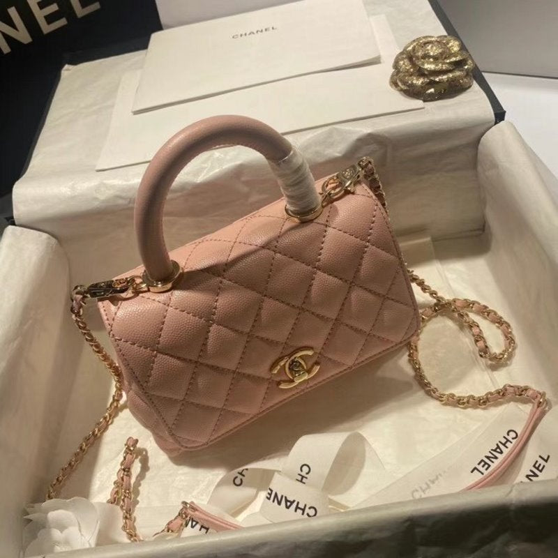 Chanel Top Handle Bag Flap Handbag