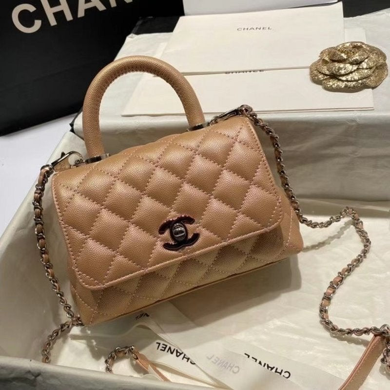 Chanel Top Handle Bag Flap Handbag Bag Bch00825