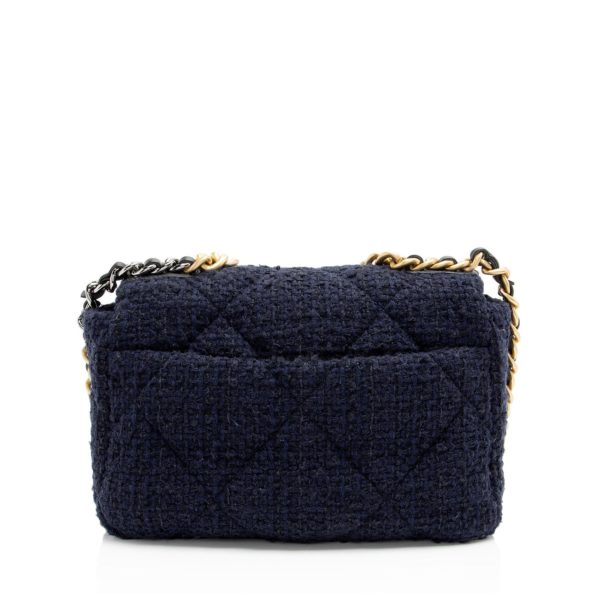 Chanel Tweed 19 Flap Shoulder Bag