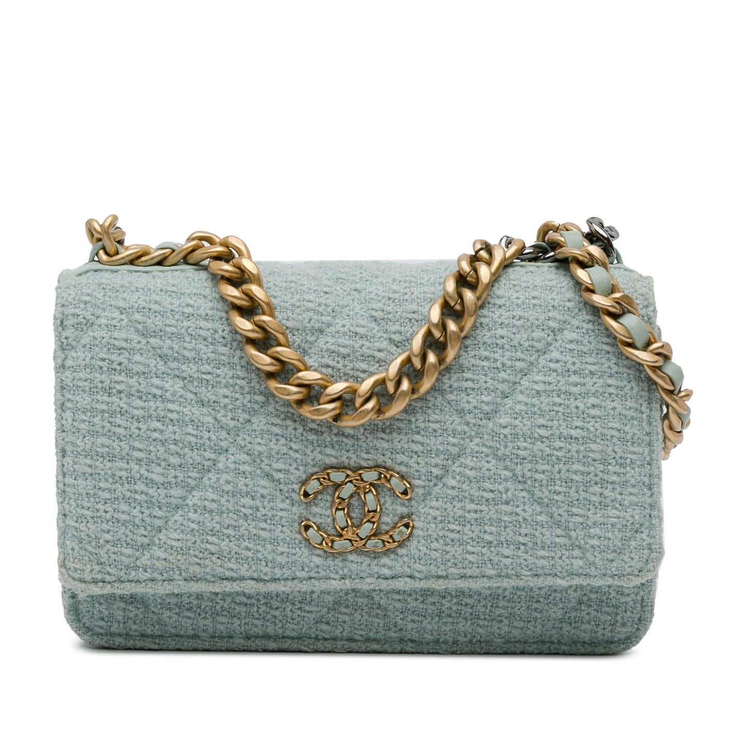 Chanel Tweed 19 On SHG-4O6ndT Wallet Case