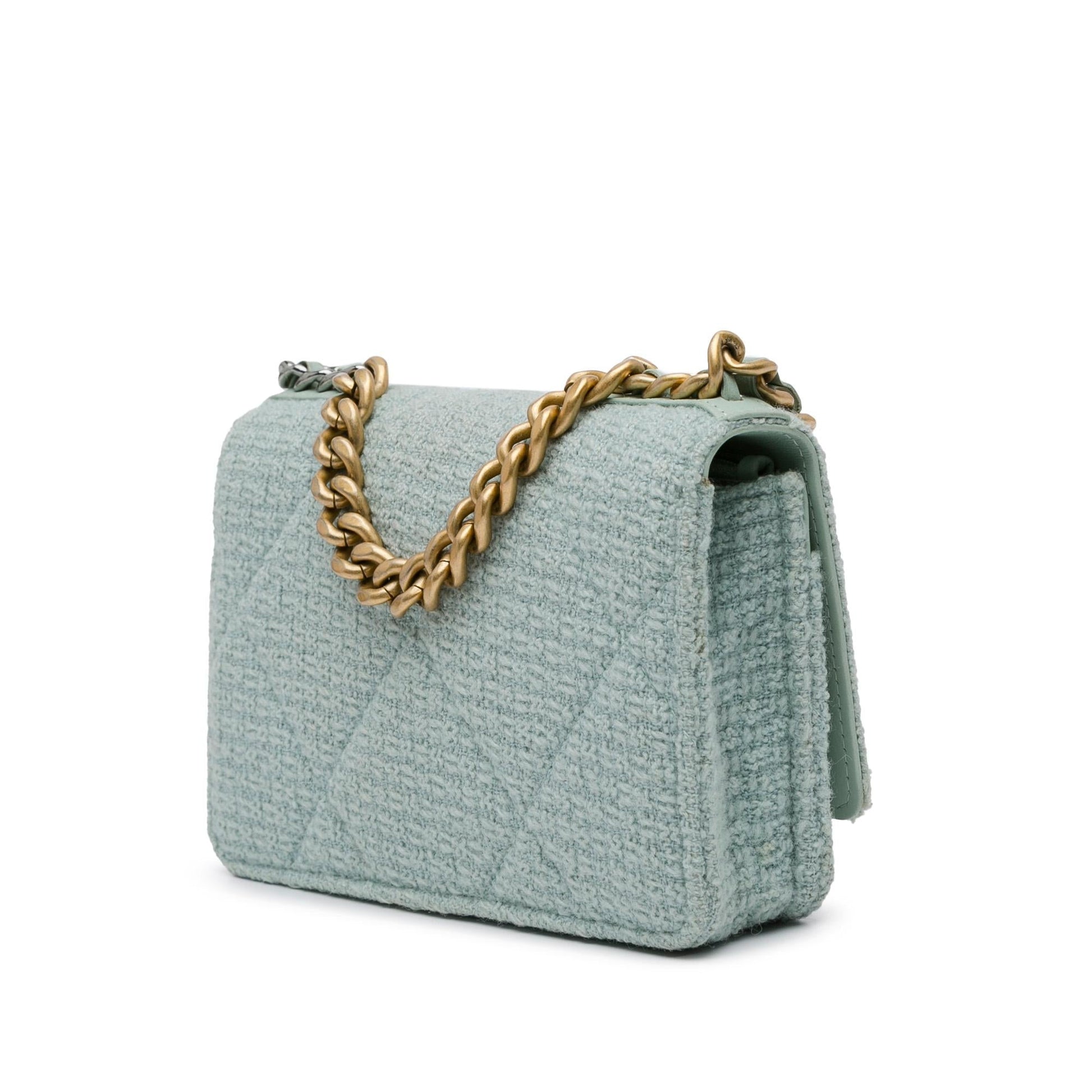 Chanel Tweed 19 On SHG-4O6ndT Wallet Case