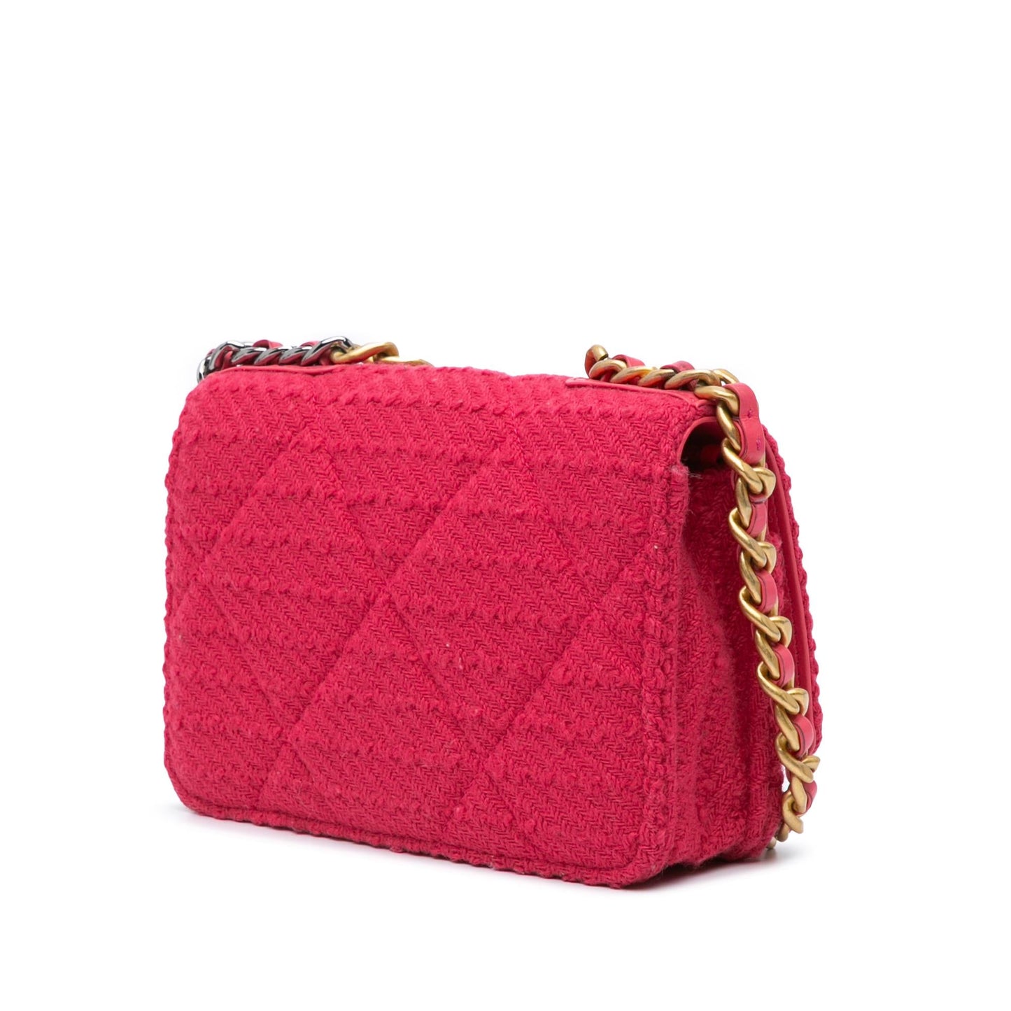 Chanel Tweed 19 On Wallet Case On Chain