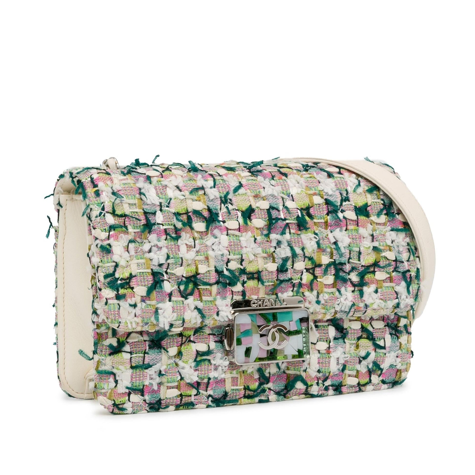 Chanel Tweed Beauty Flap SHG-wula5s Lock Shoulder Bag