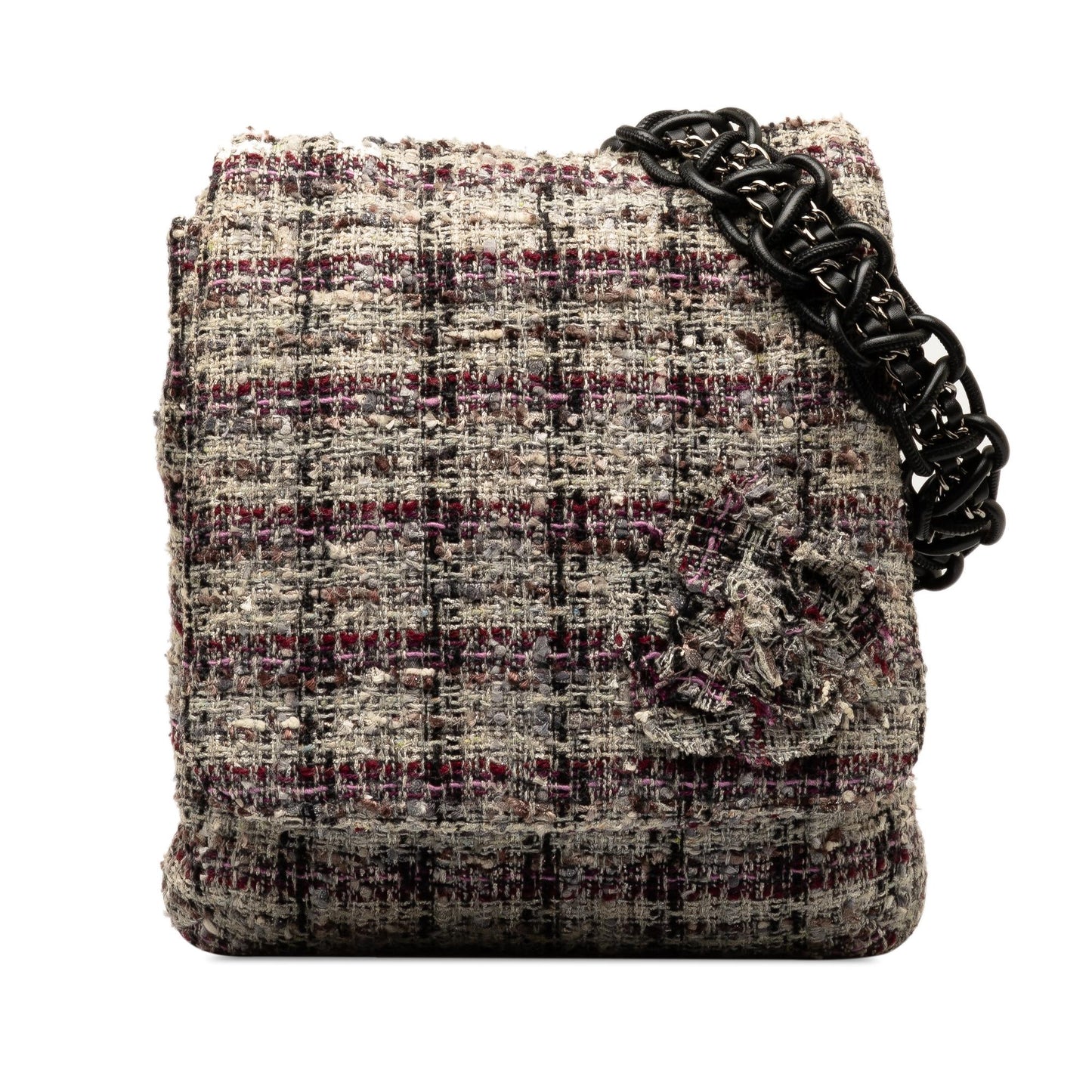 Chanel Tweed Camellia SHG-U2f14G Crossbody Bag