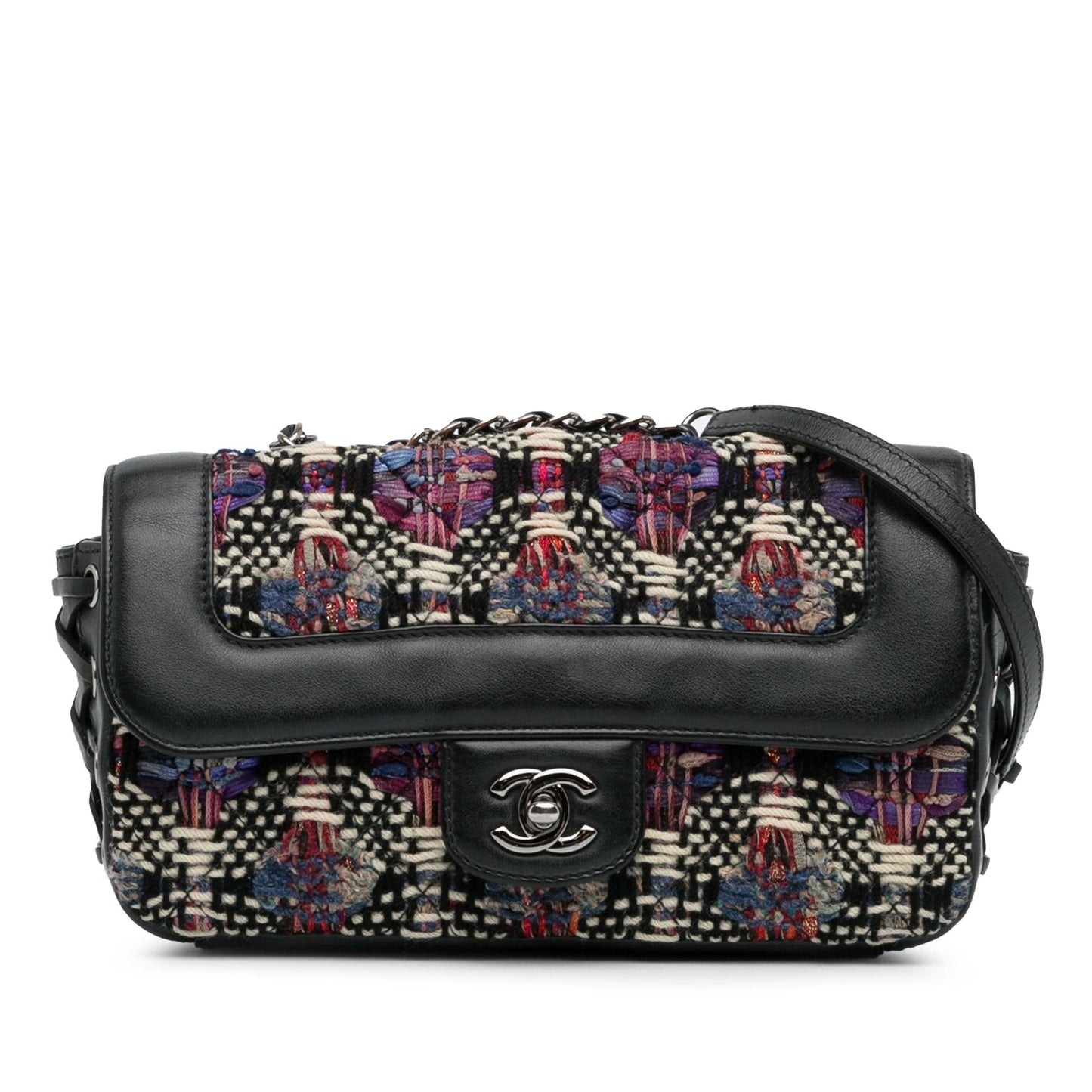 Chanel Tweed Coco Corset Flap SHG-aHwuBO Handbag