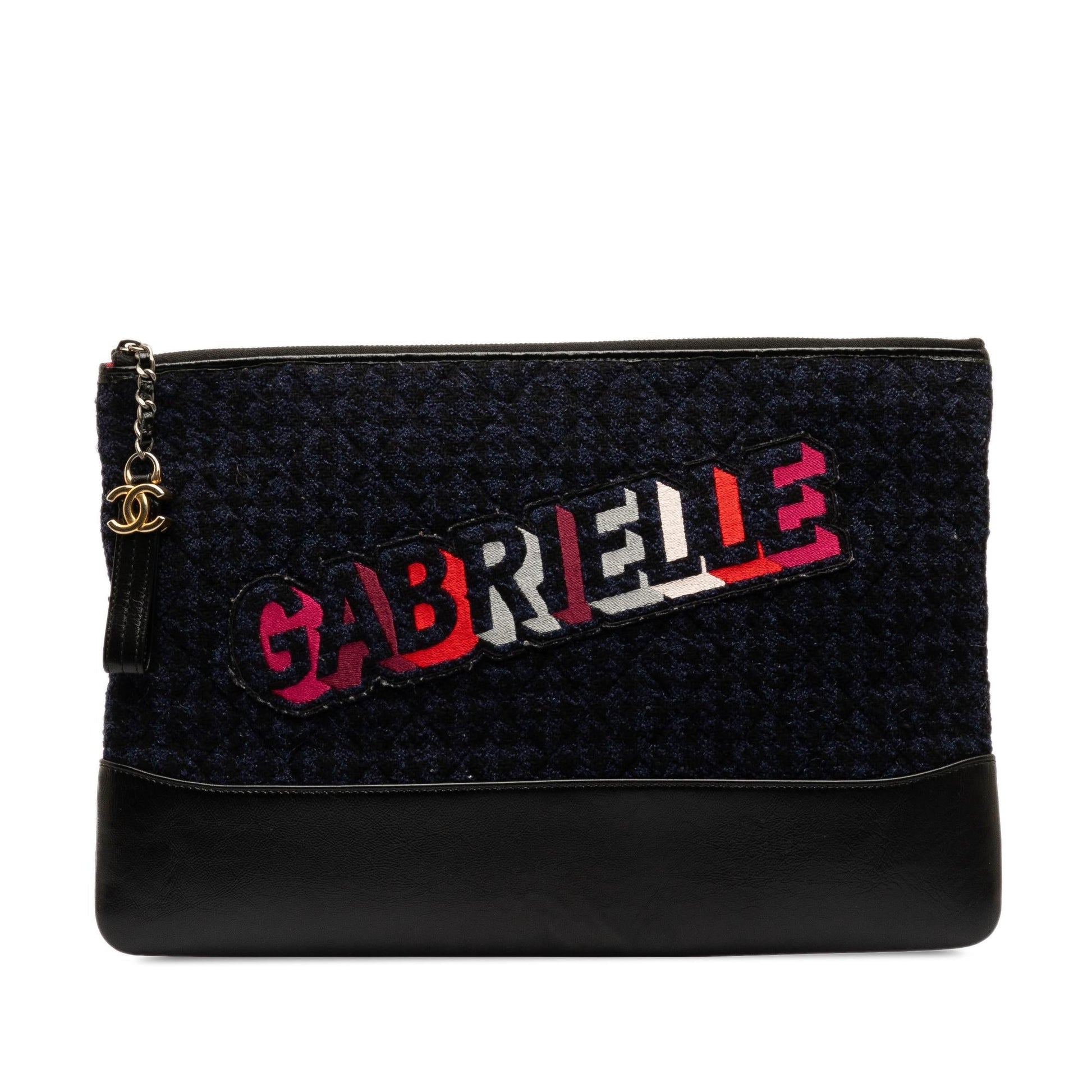 Chanel Tweed Gabrielle SHG-bga3xd Clutch Bag