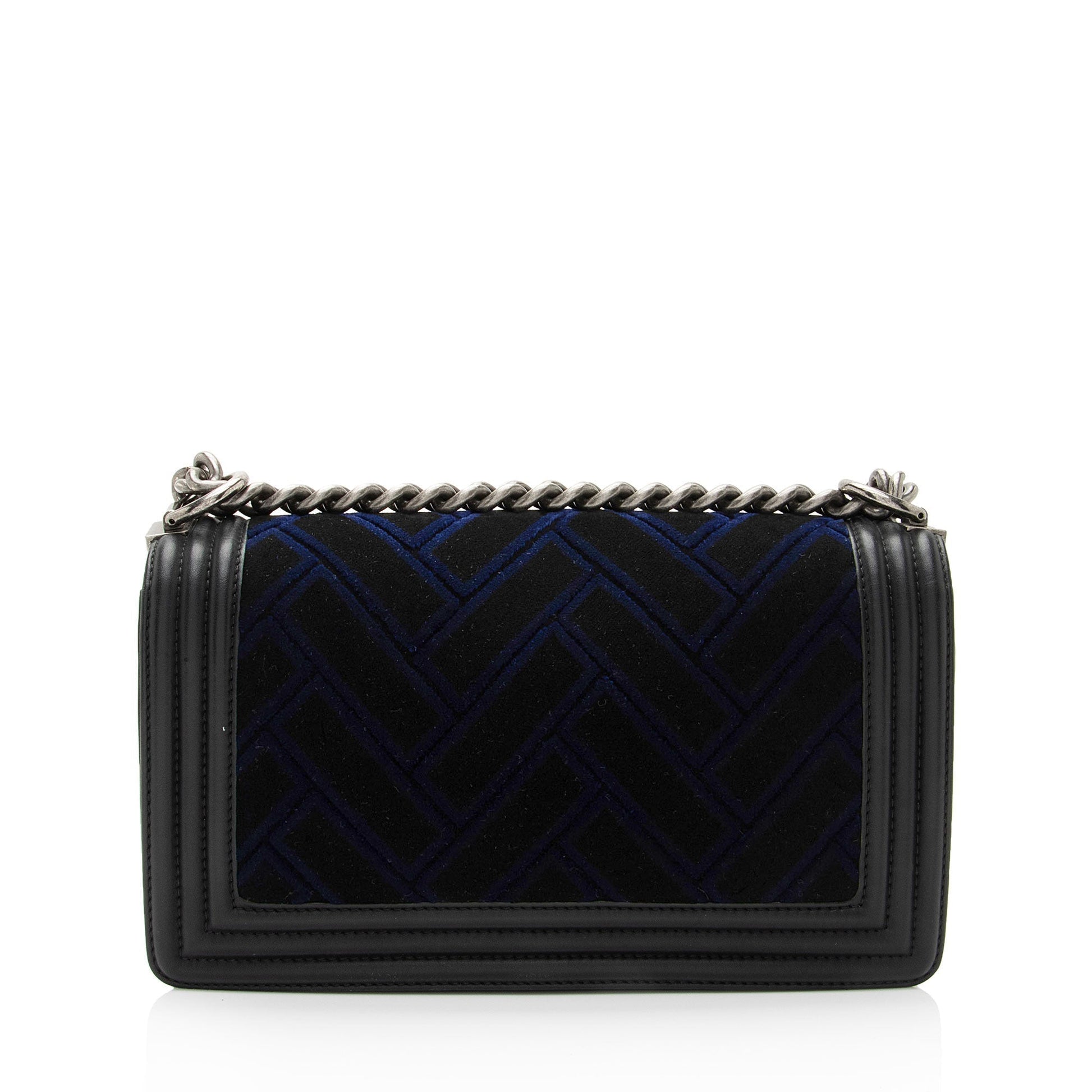 Chanel Velvet Quilted Old Boy SHF-yjKLJH Handbag