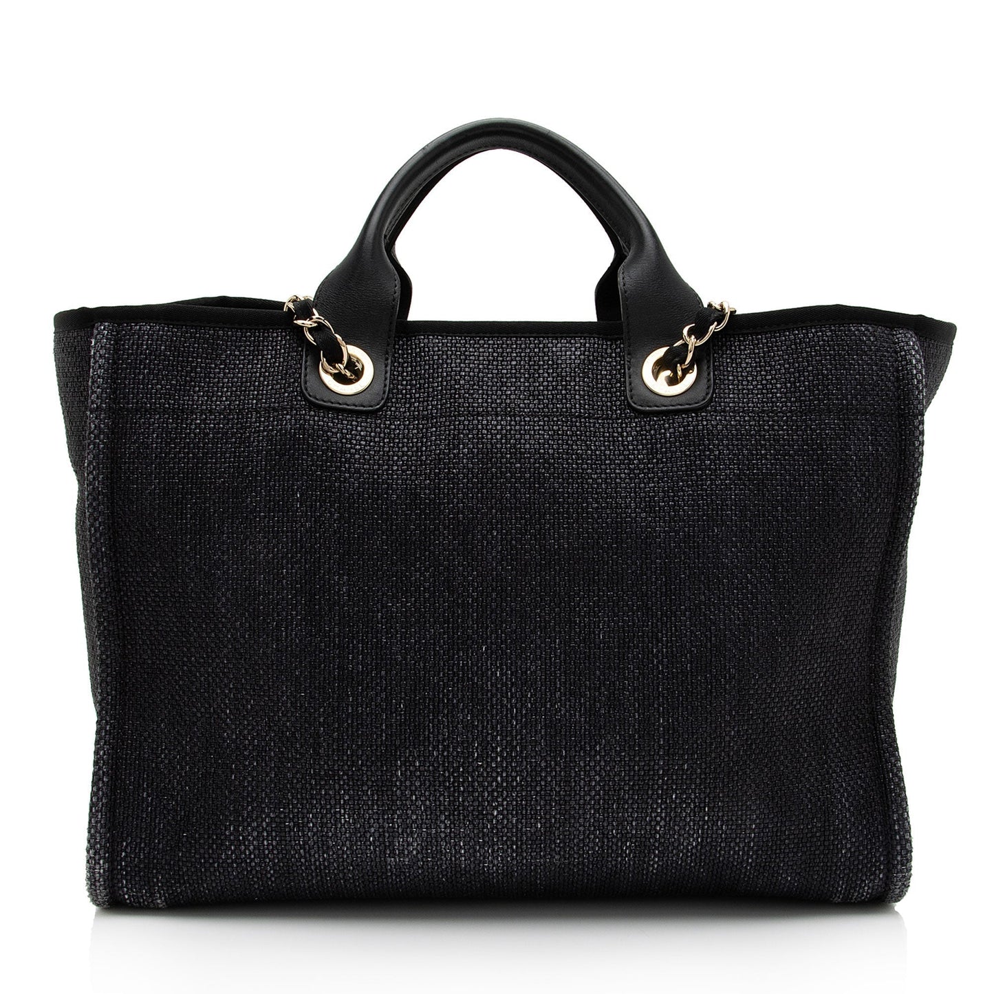 Chanel Woven Straw Deauville SHF-xRiJ8n Tote Bag
