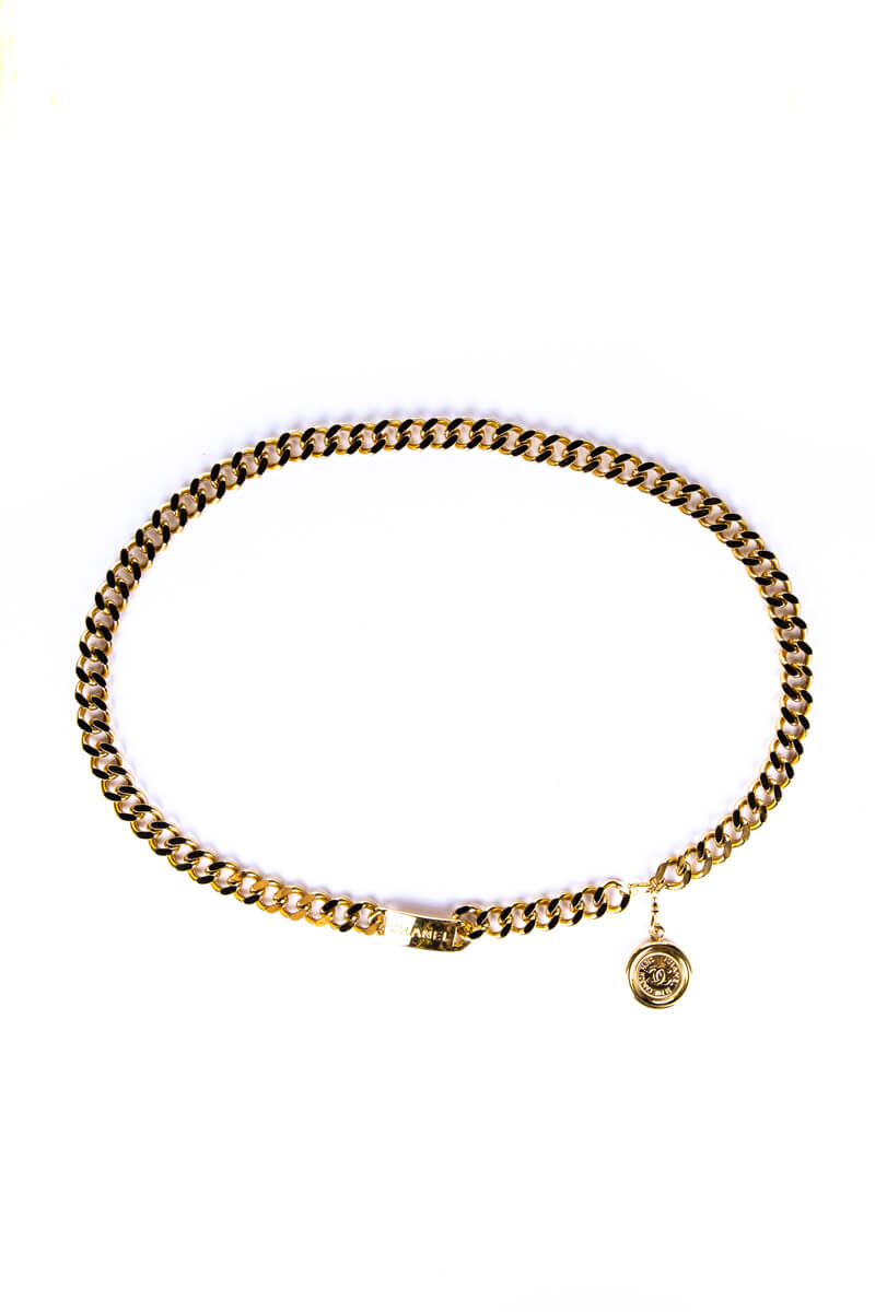 Chanel Gold Chain Link Belt
