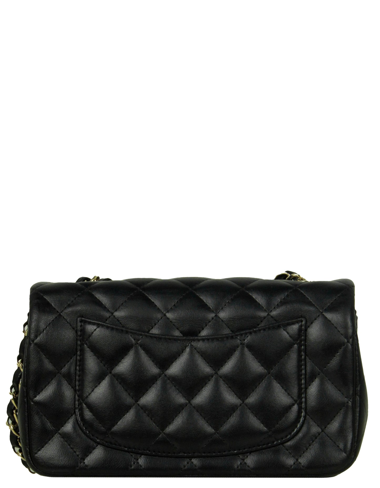 Chanel Black Valentine Charms Mini Rectangular Flap Bag