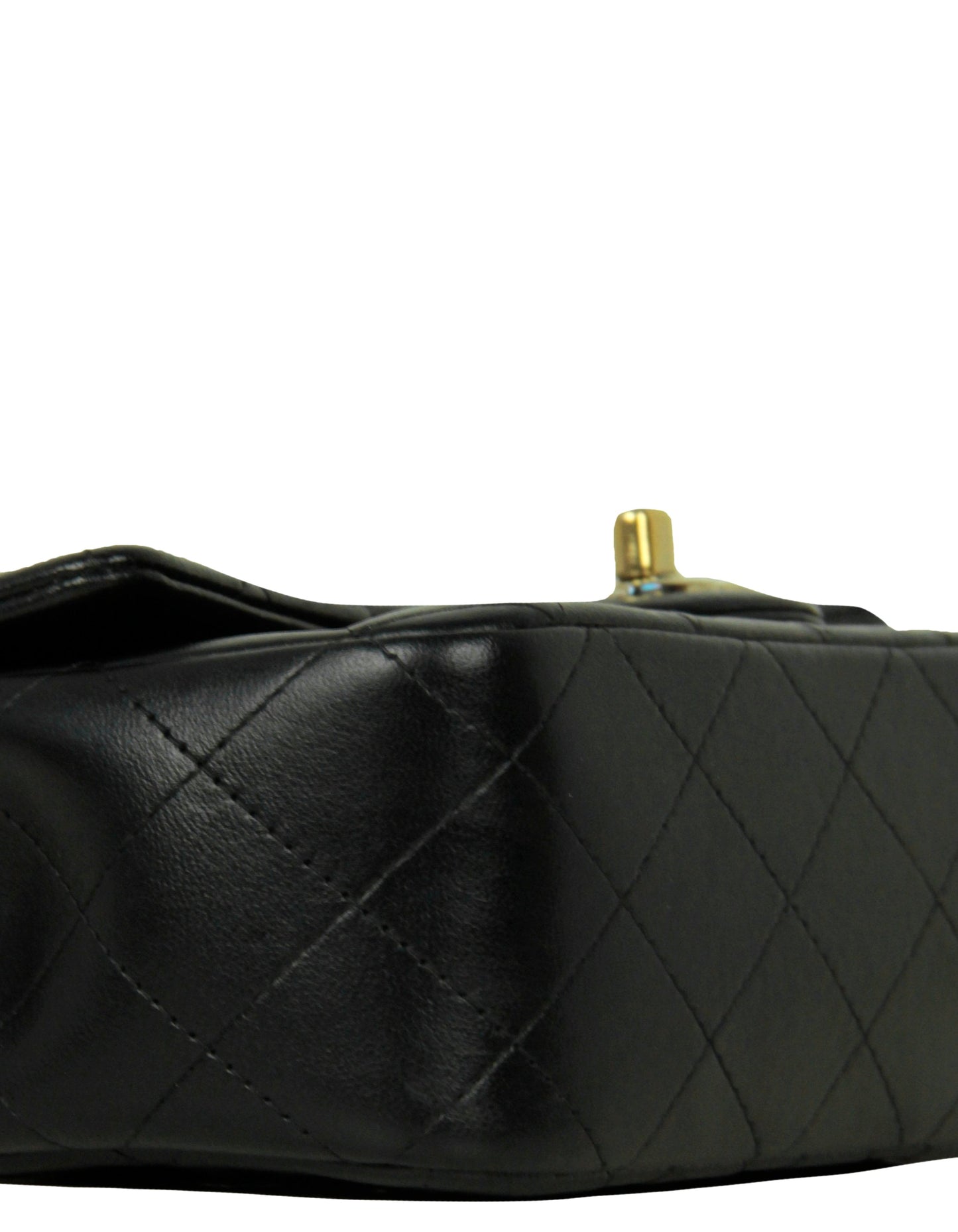 Chanel Black Valentine Charms Mini Rectangular Flap Bag