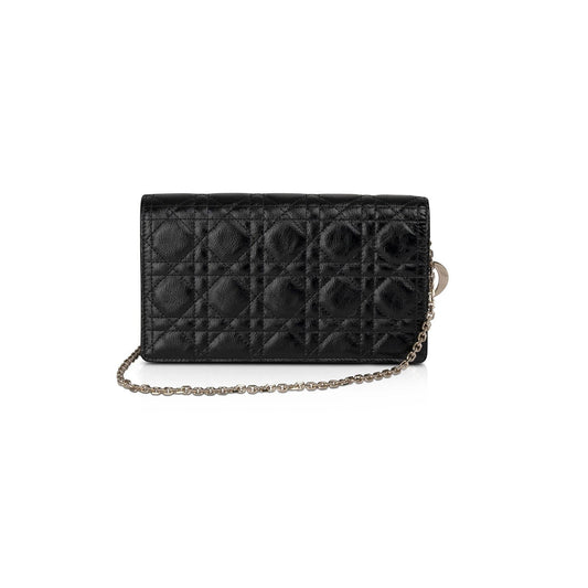 Dior Christian Lady Pouch With Handbag Chain Travel Bag