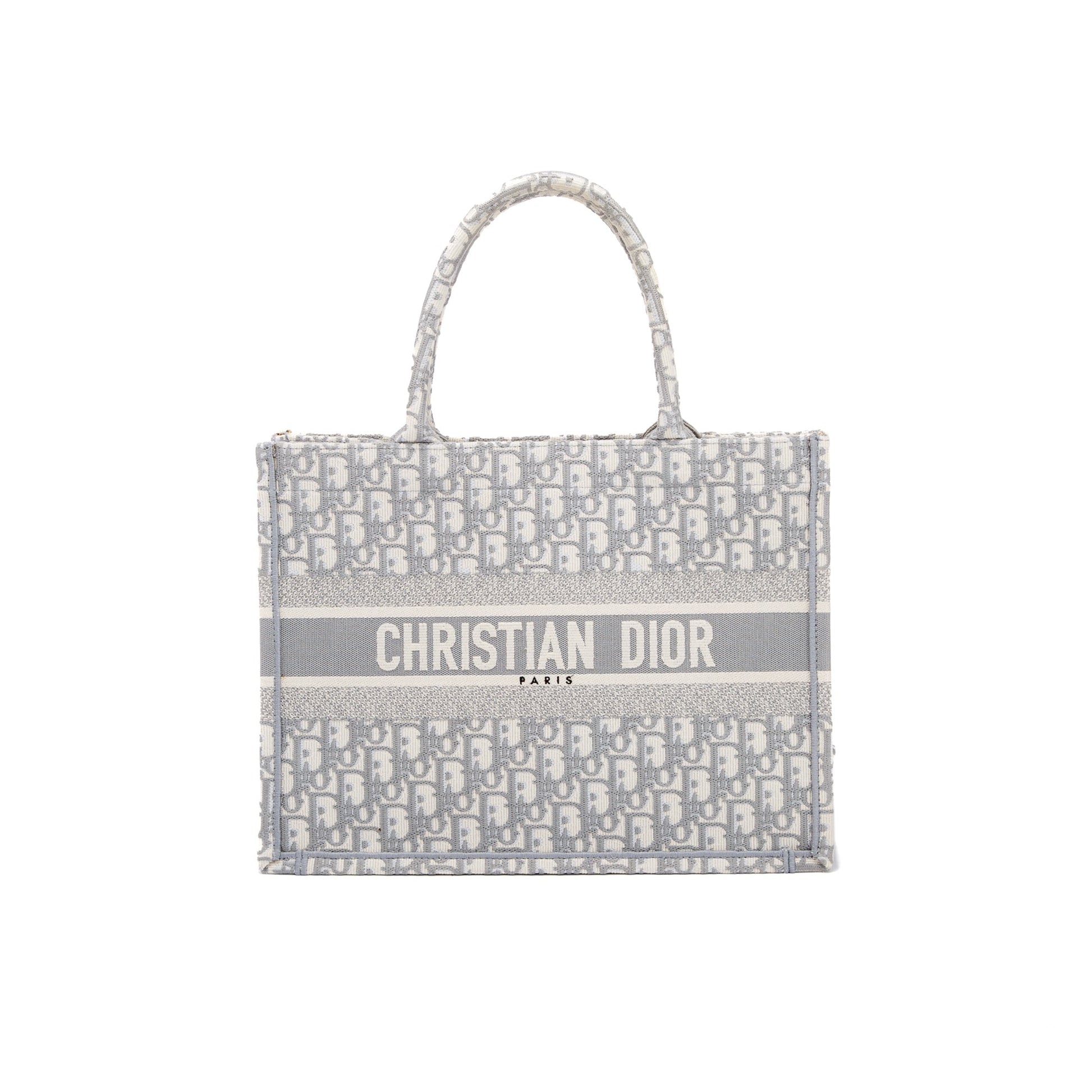 Dior Christian Oblique Book Tote Handbag Medium Tote Bag