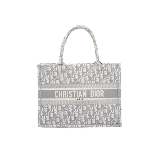 Dior Christian Oblique Book Tote Handbag Medium Tote Bag