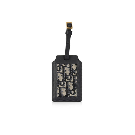 Dior Christian Oblique Luggage Tag Handbag Travel Bag