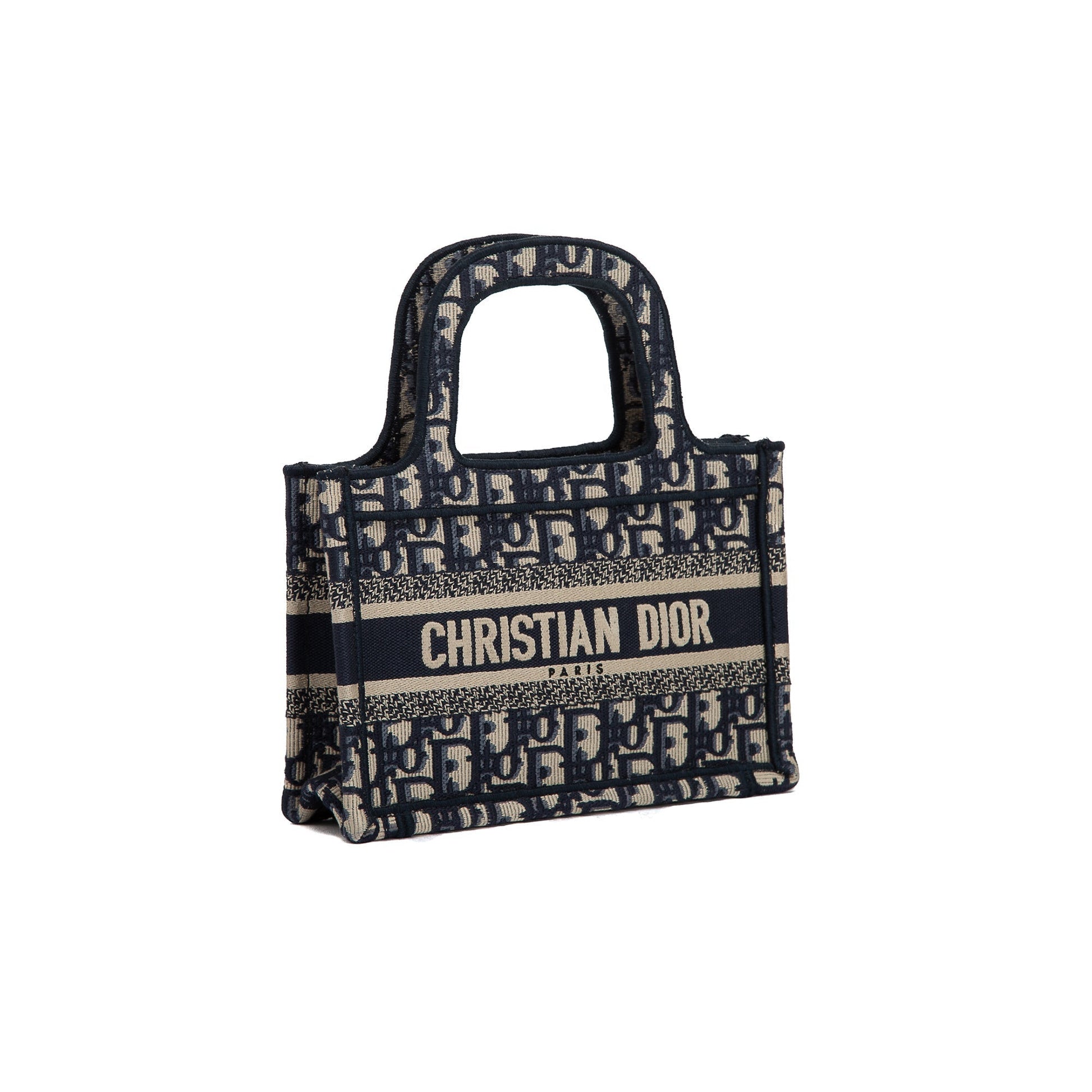 Dior Christian Oblique Book Tote Handbag Mini Tote Bag