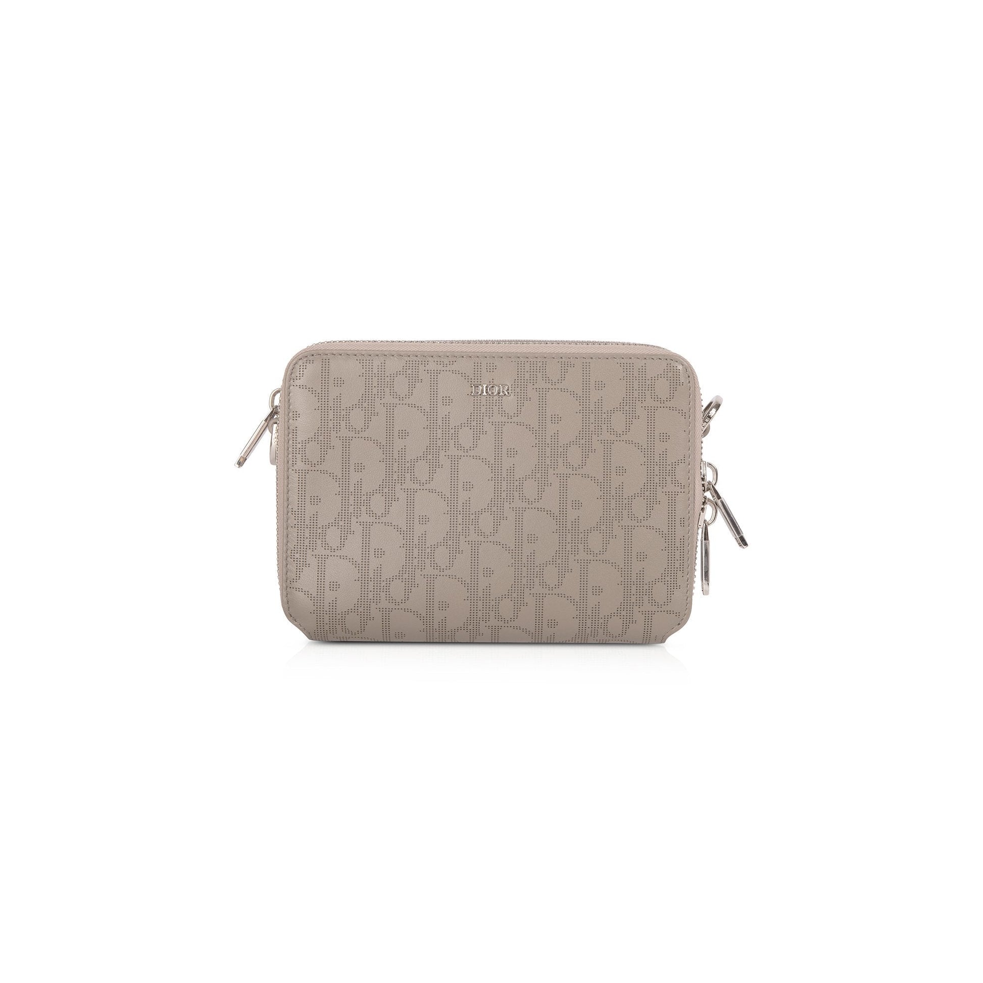 Dior Christian Oblique Pouch Handbag Travel Bag