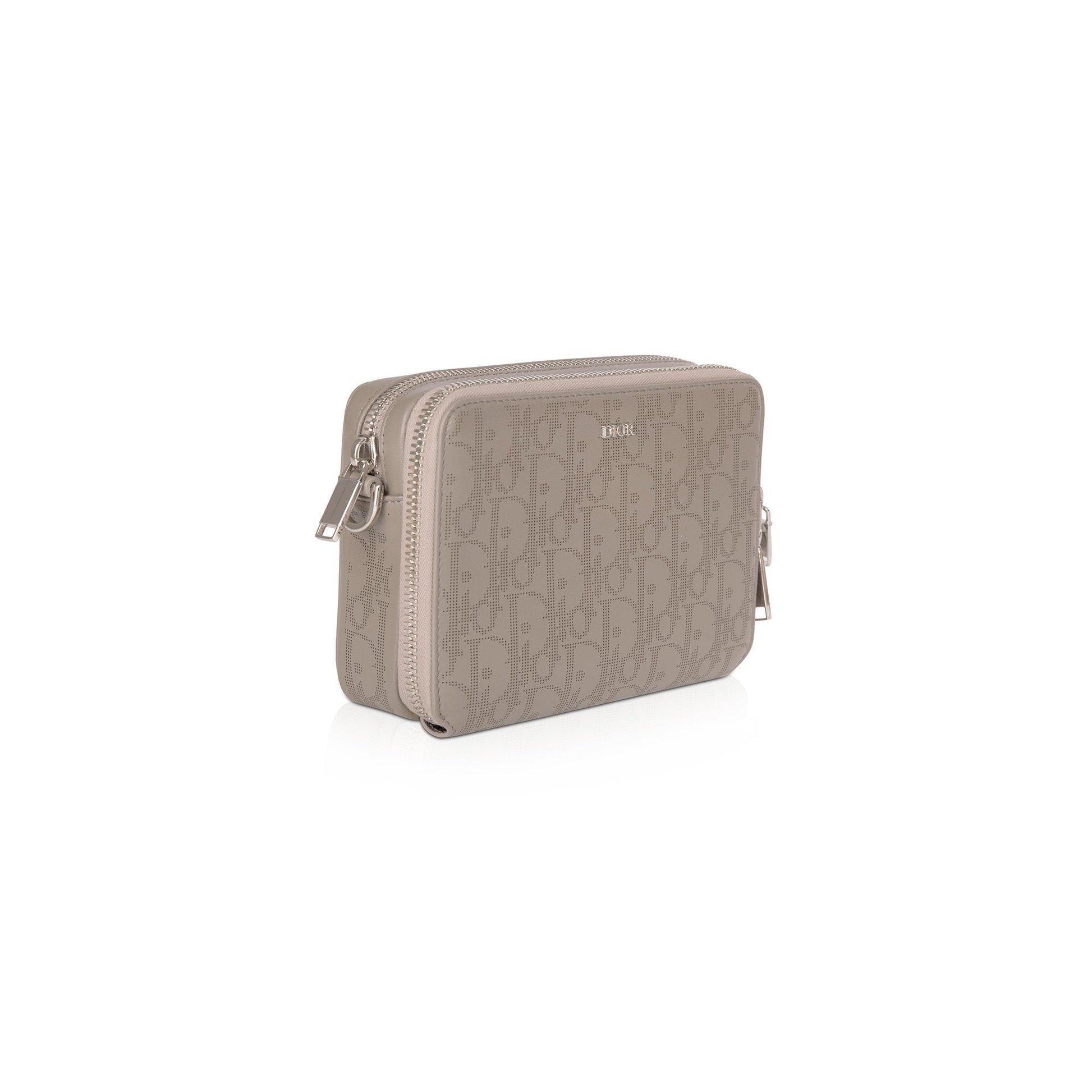 Dior Christian Oblique Pouch Handbag Travel Bag