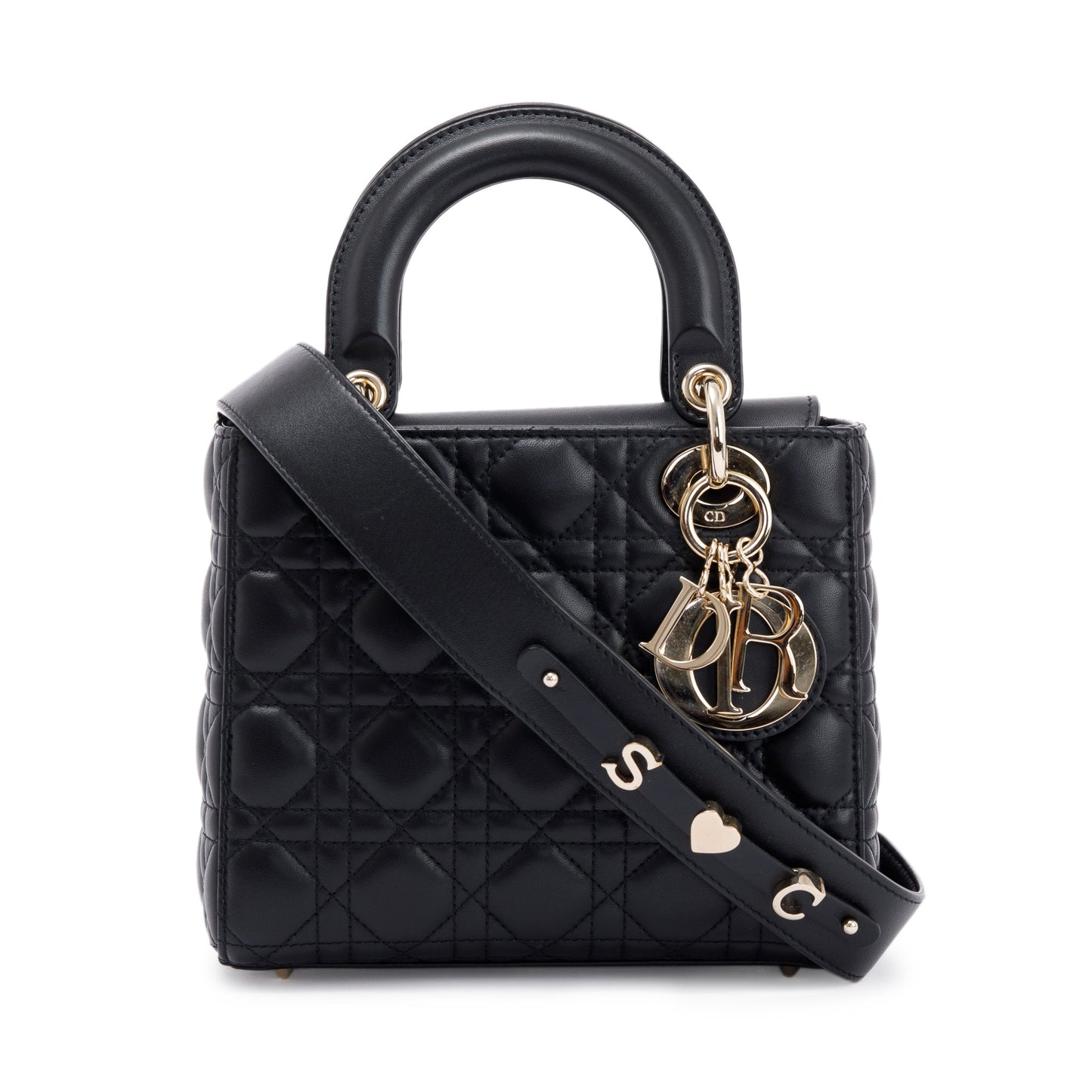 Dior Christian Lady Bag Black Small Travel Bag
