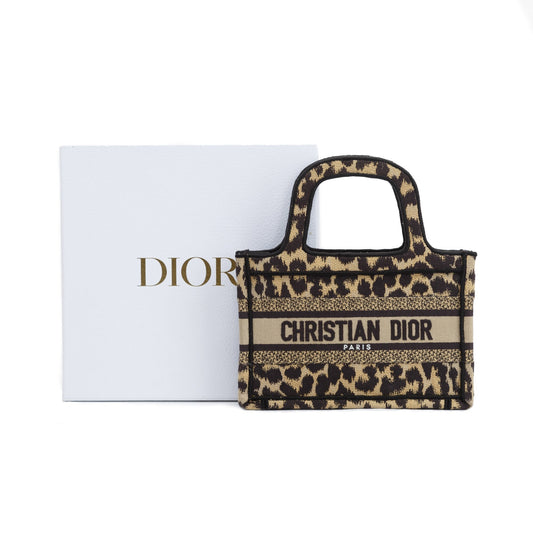 Dior Christian Mizza Book Tote Handbag Mini Tote Bag