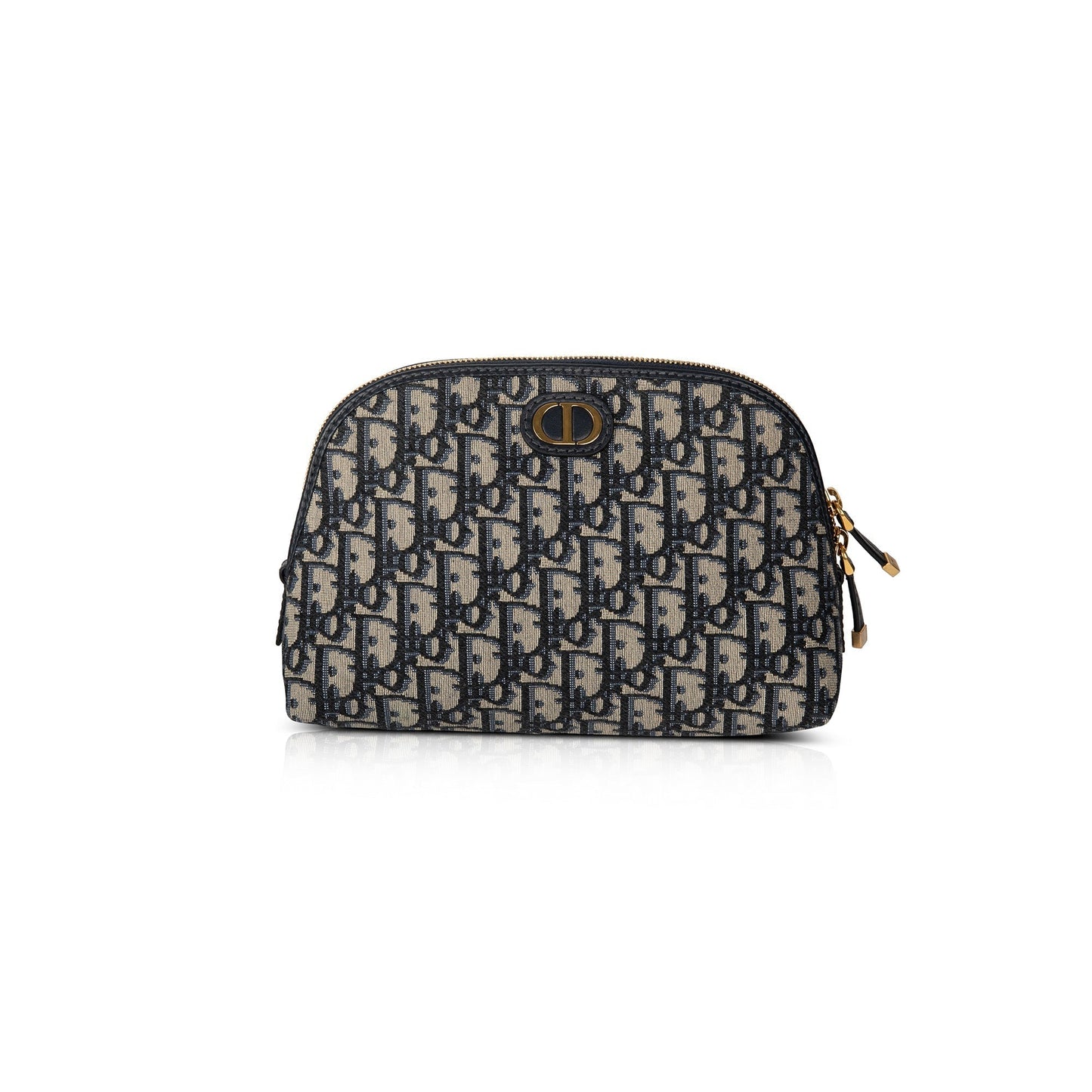 Dior Christian Oblique Montaigne Beauty Pouch Handbag Travel Bag