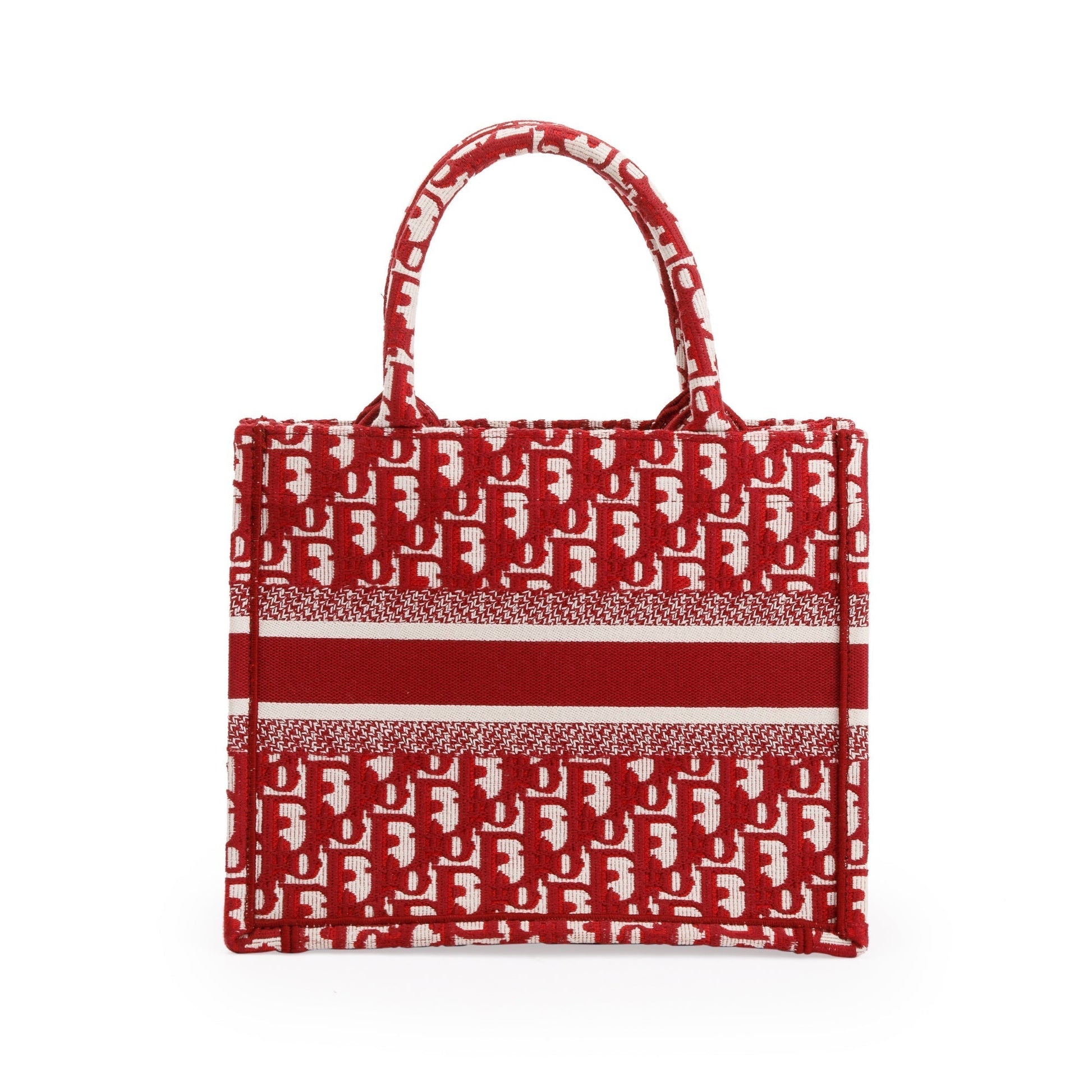 Dior Christian Oblique Book Tote Handbag Small Tote Bag