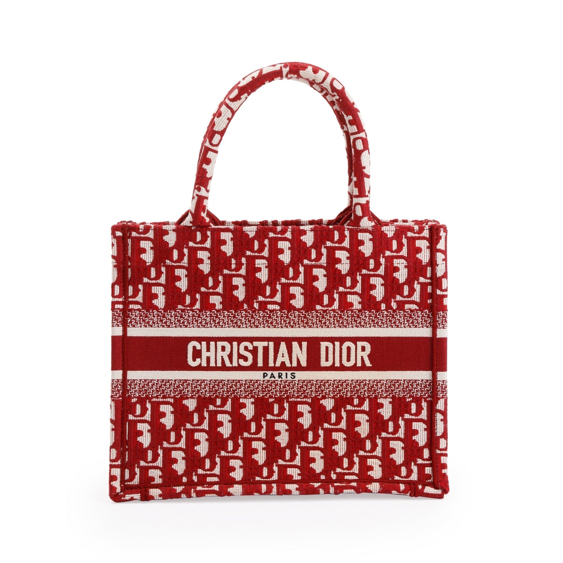 Dior Christian Oblique Book Tote Handbag Small Tote Bag