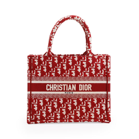 Dior Christian Oblique Book Tote Handbag Small Tote Bag