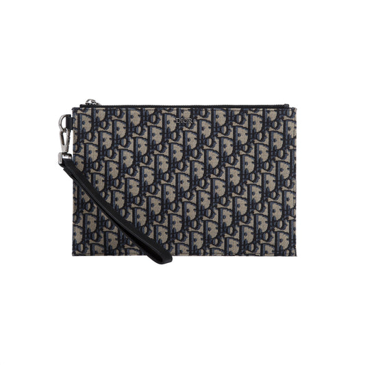 Dior Christian Oblique A Pouch Handbag Travel Bag