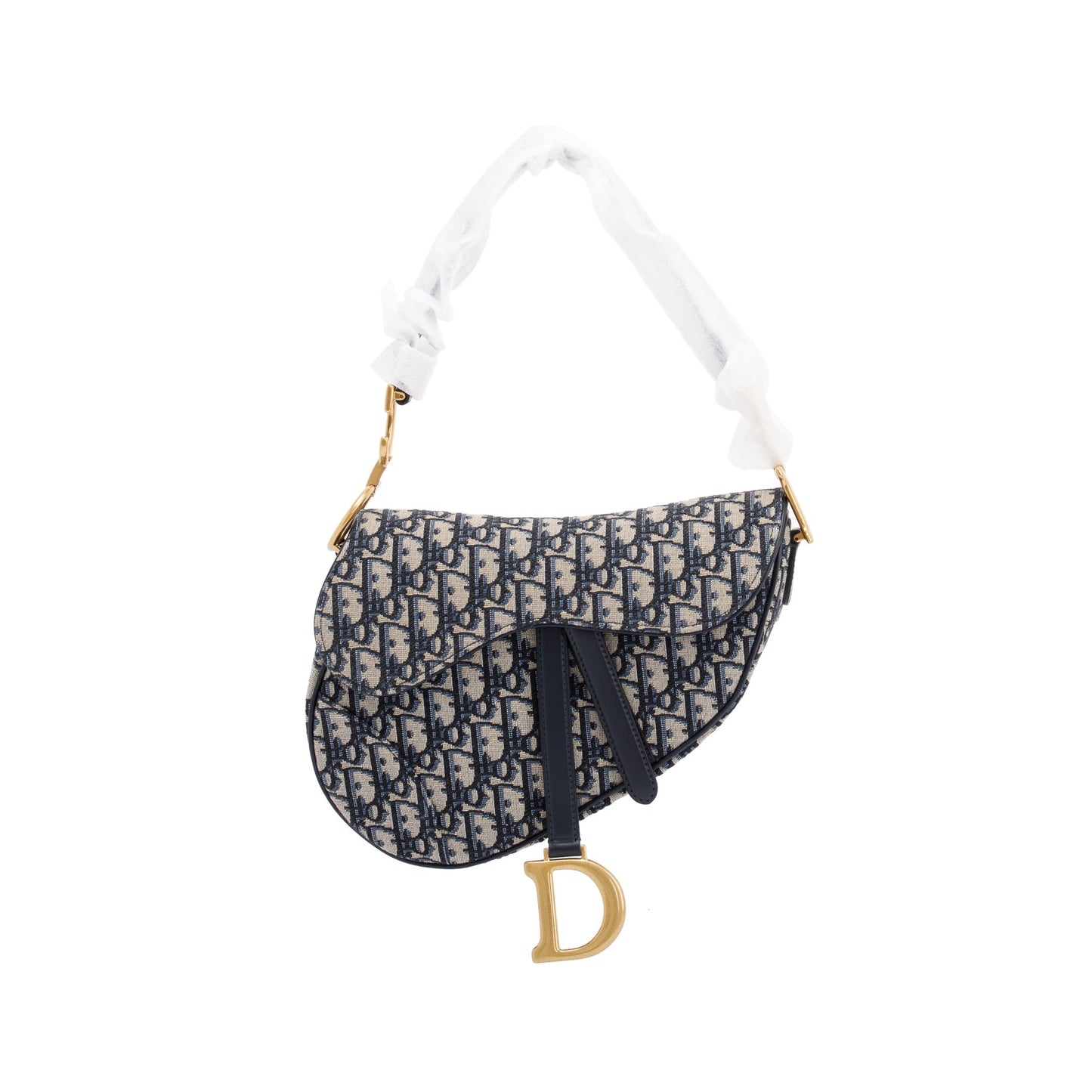 Dior Christian Oblique Saddle Bag Medium Travel Bag