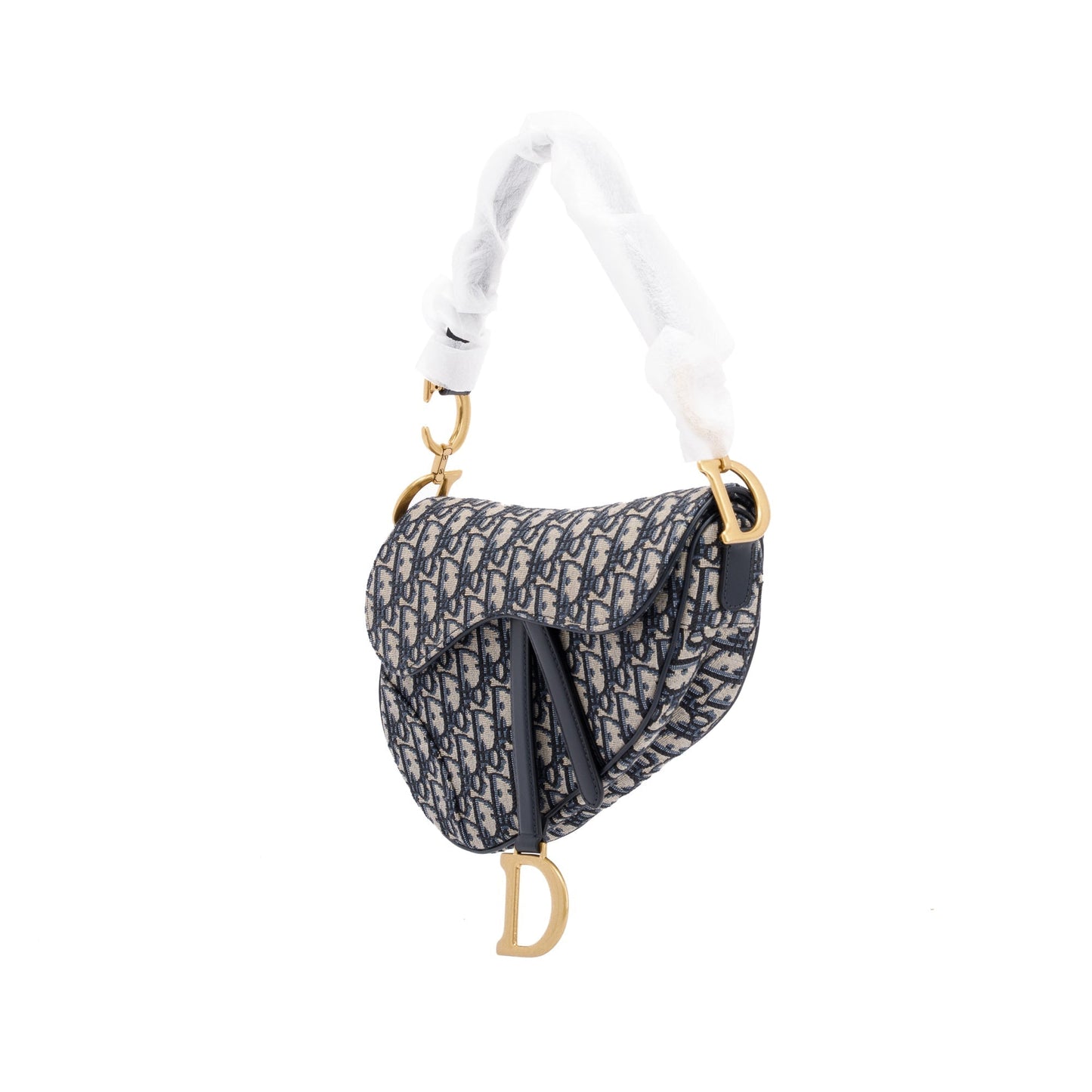 Dior Christian Oblique Saddle Bag Medium Travel Bag