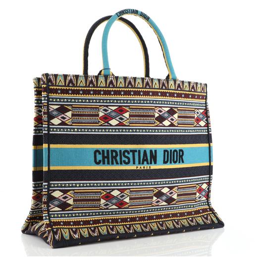 Dior Christian Multicolor Book Tote Handbag Tote Bag