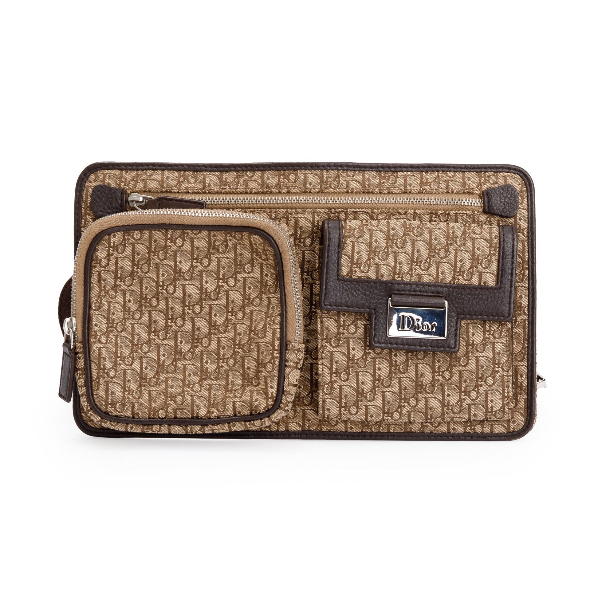 Dior Christian issimo Street Chic Waist Bag Brown Travel Bag