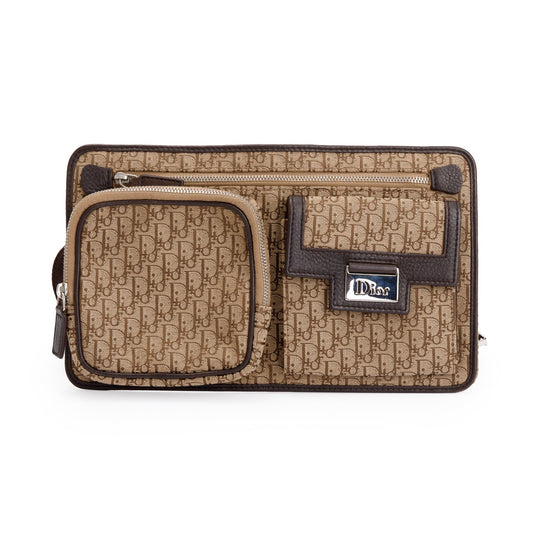 Dior Christian issimo Street Chic Waist Bag Brown Travel Bag