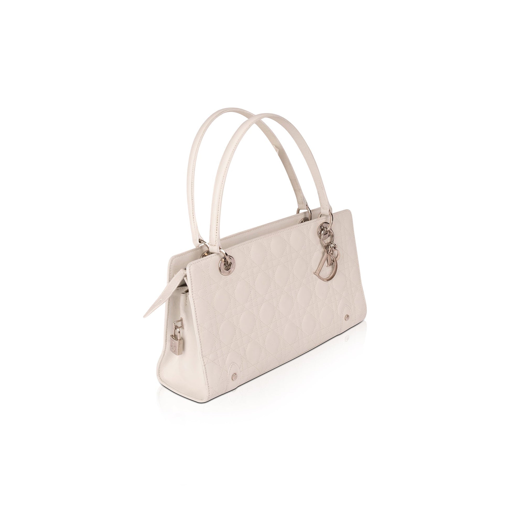 Dior Christian Cannage Lady East West Bag Travel Bag