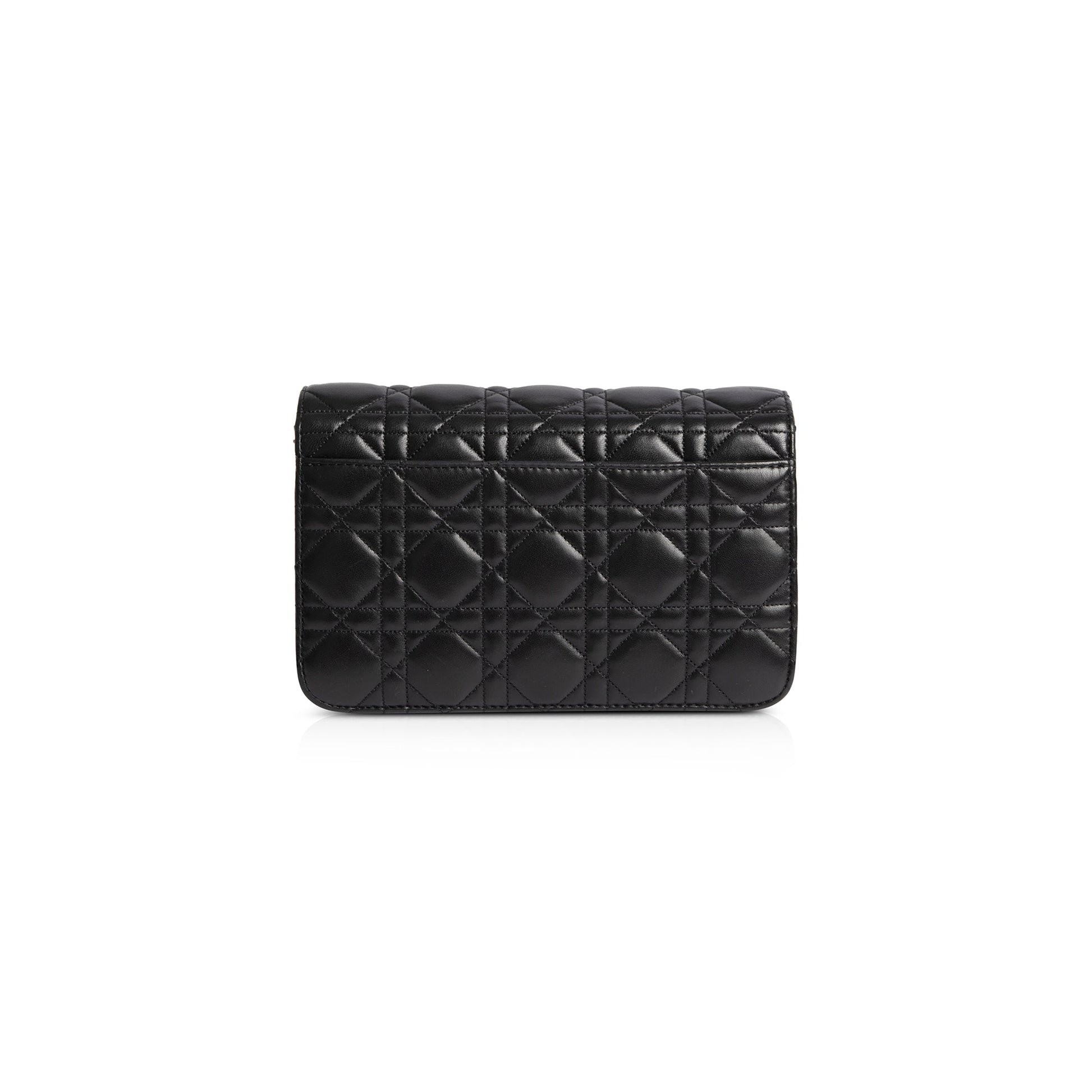 Dior Christian Cannage Lambskin Miss Promenade Pouch Handbag Travel Bag