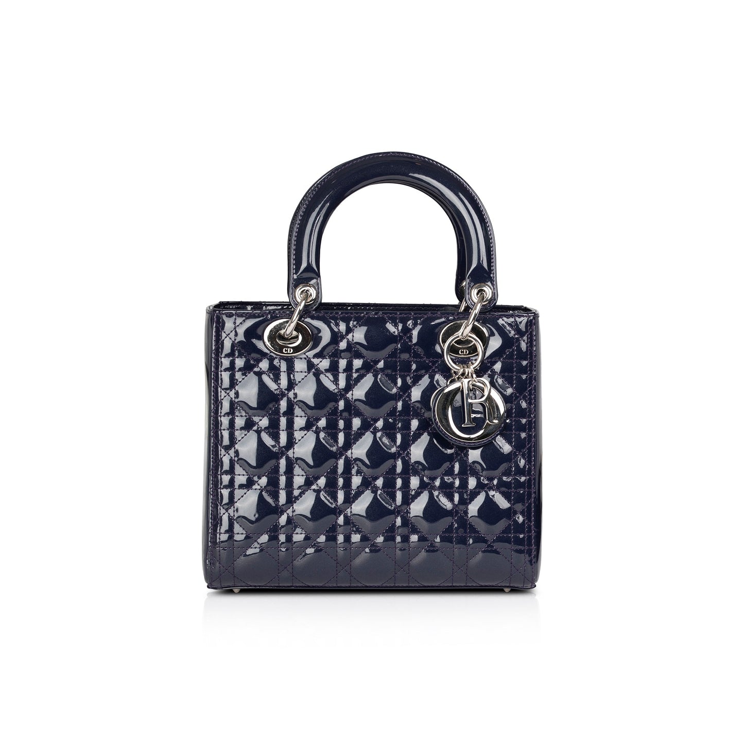 Dior Christian Patent Lady Bag Leather Medium Travel Bag Dior Bag