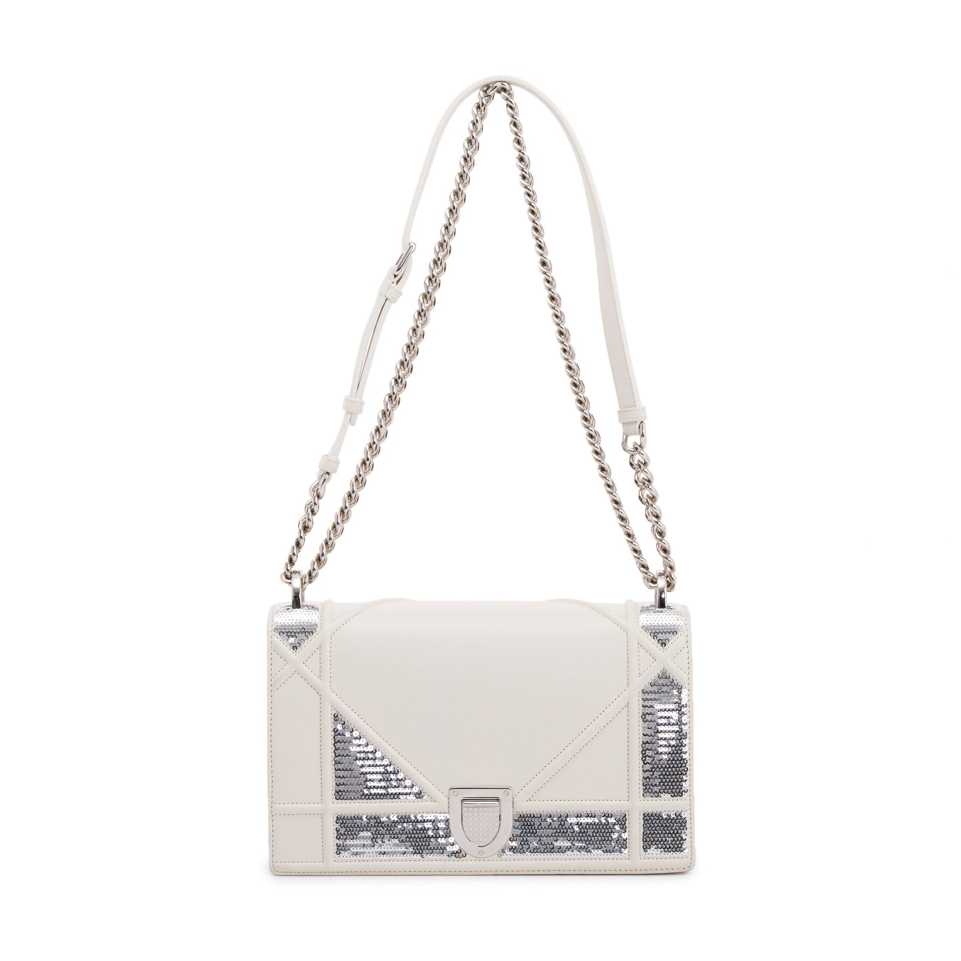 Dior Christian Sequin ama Shoulder Bag Medium