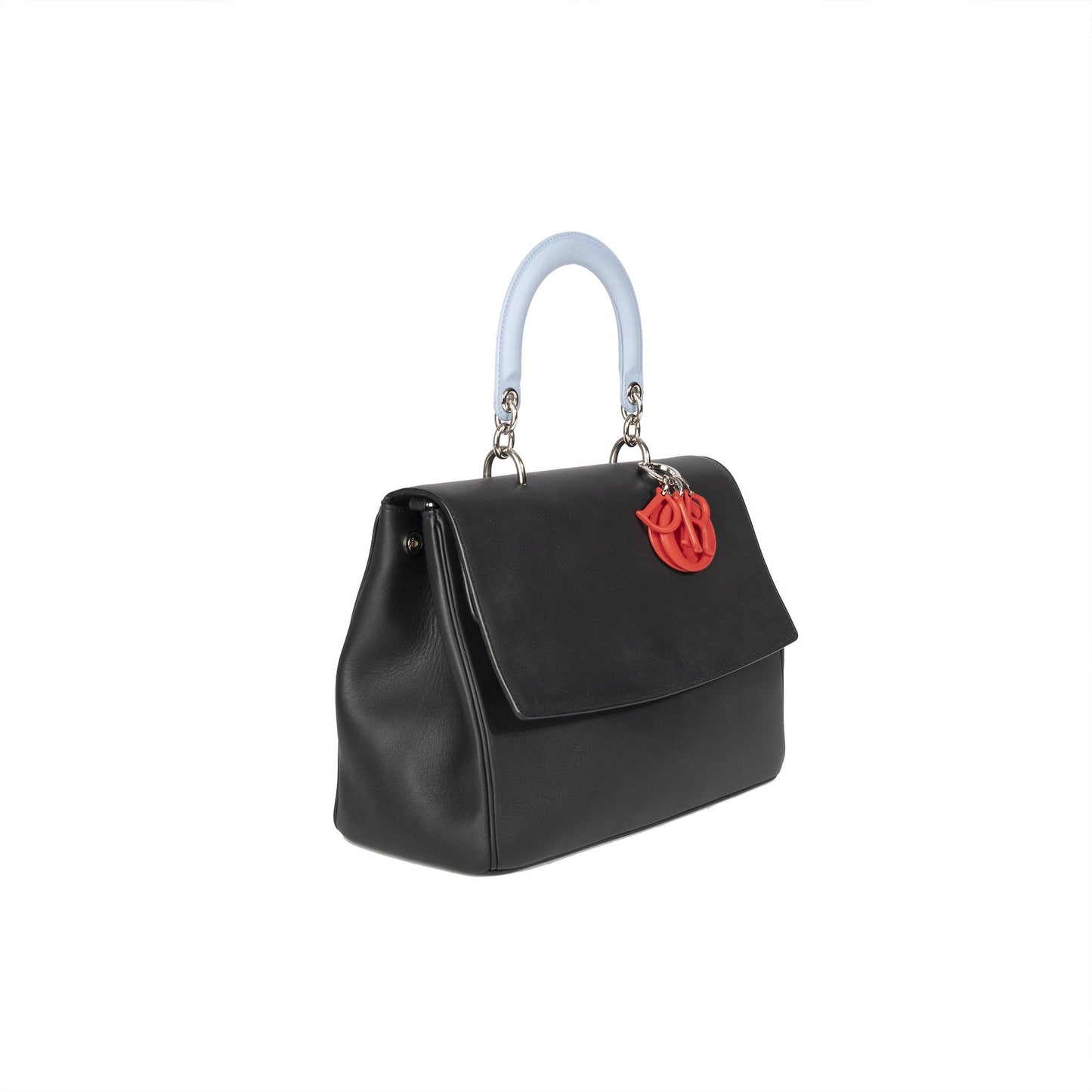 Dior Christian Tri Colour Be Bag Medium Flap Travel Bag