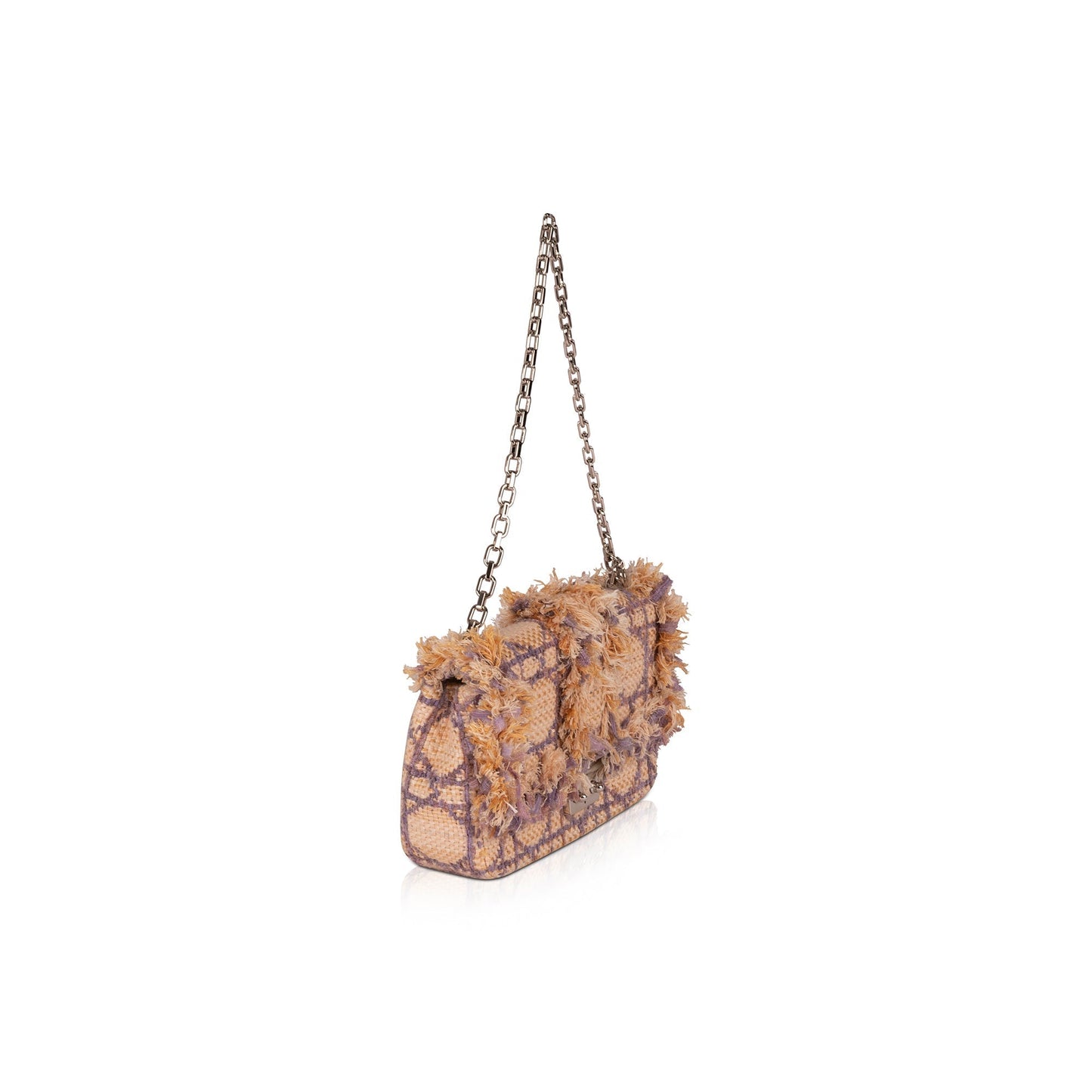 Dior Christian Tweed Miss Bag Medium Flap Travel Bag
