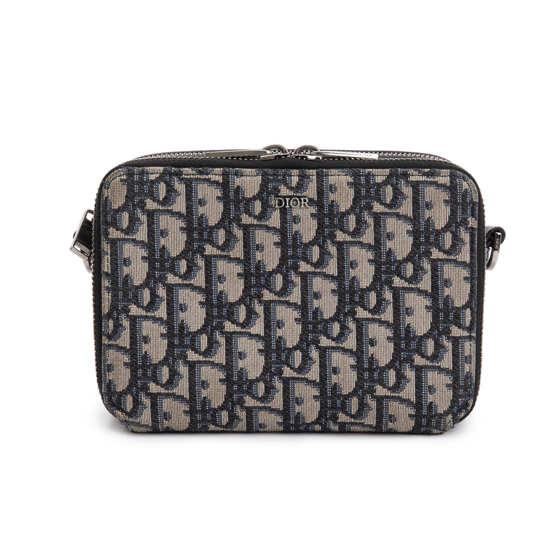 Dior Christian Men Oblique Crossbody Pouch Handbag Crossbody Bag