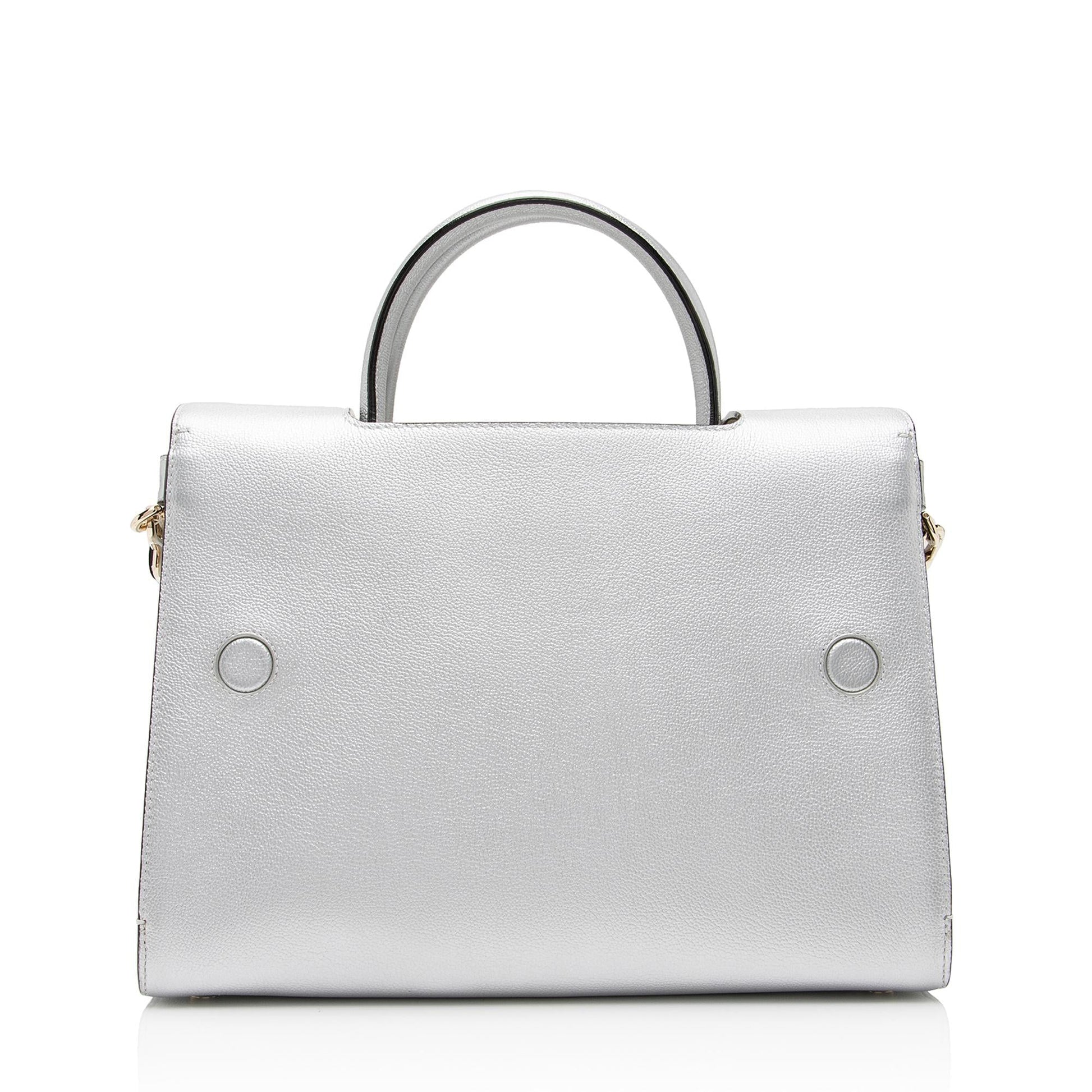 Dior Metallic Calfskin ever Tote Shf Medium Tote Bag