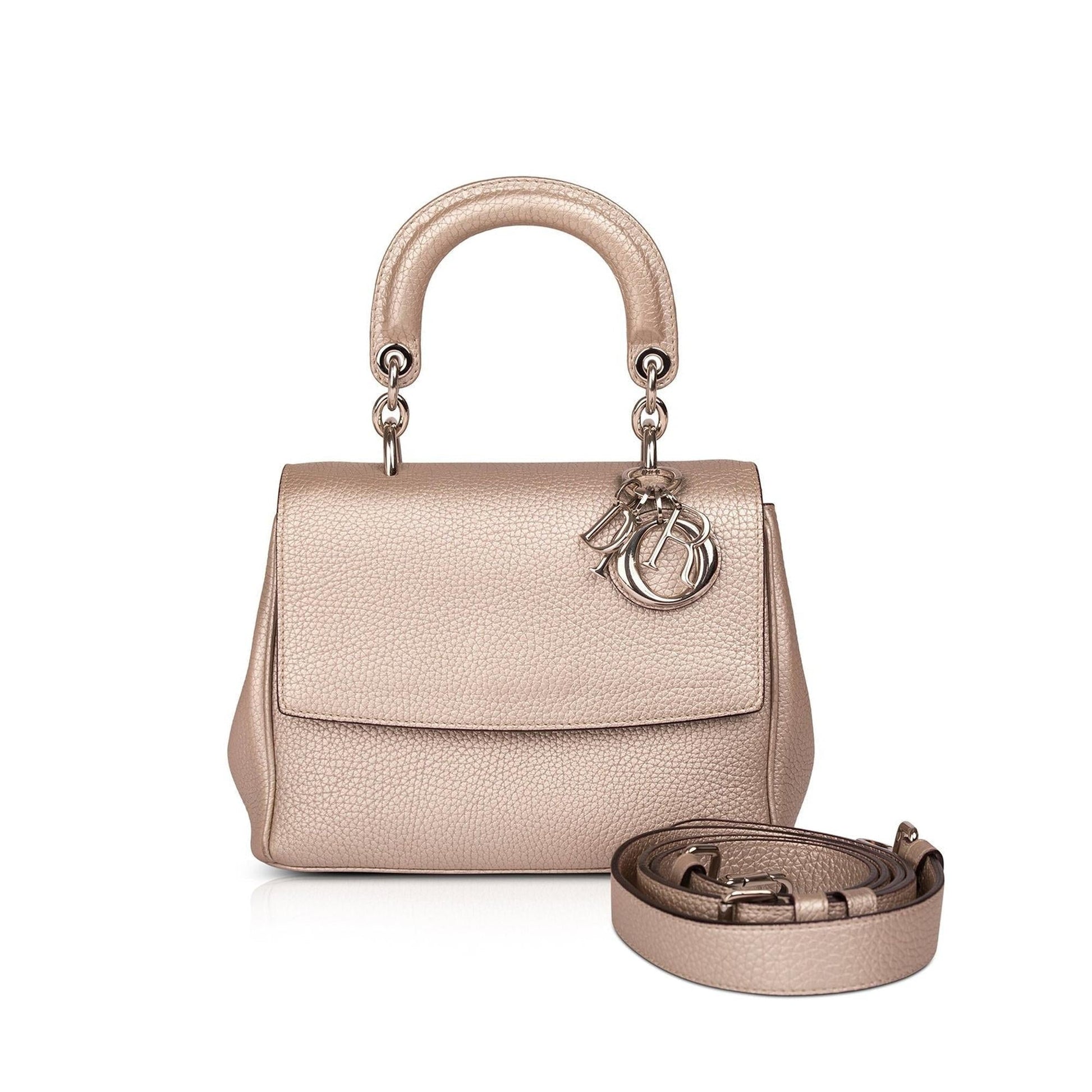 Dior Christian Metallic Be Bag Mini Flap Travel Bag