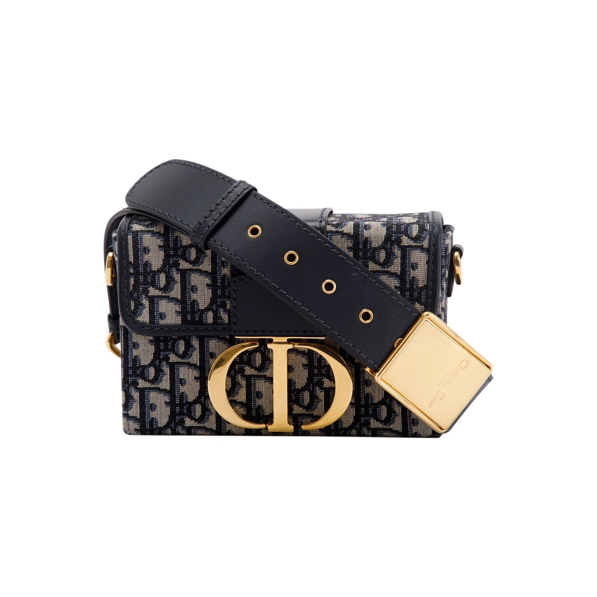 Dior Christian Oblique Montaigne Box Bag Travel Bag