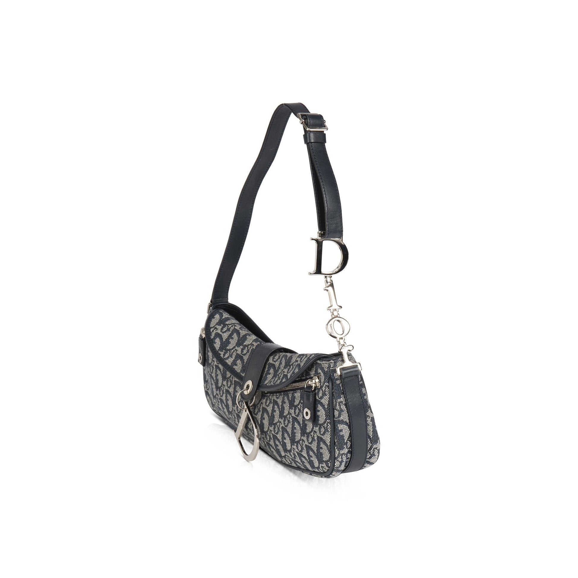 Dior Christian Oblique Baguette Bag Logo Travel Bag