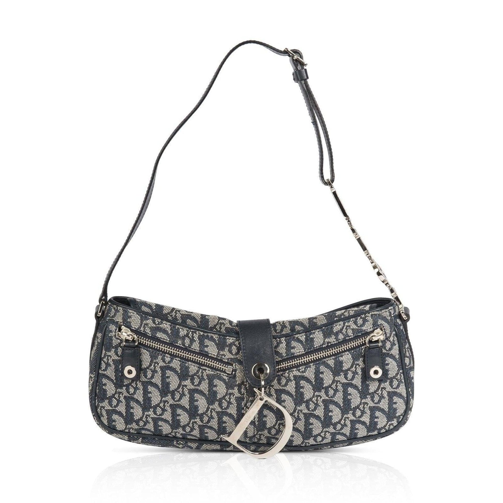 Dior Christian Oblique Baguette Bag Logo Travel Bag