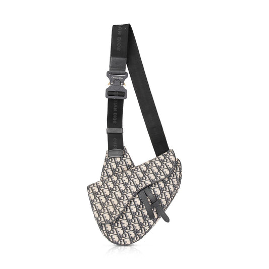 Dior Christian Oblique Saddle Bag Travel Bag